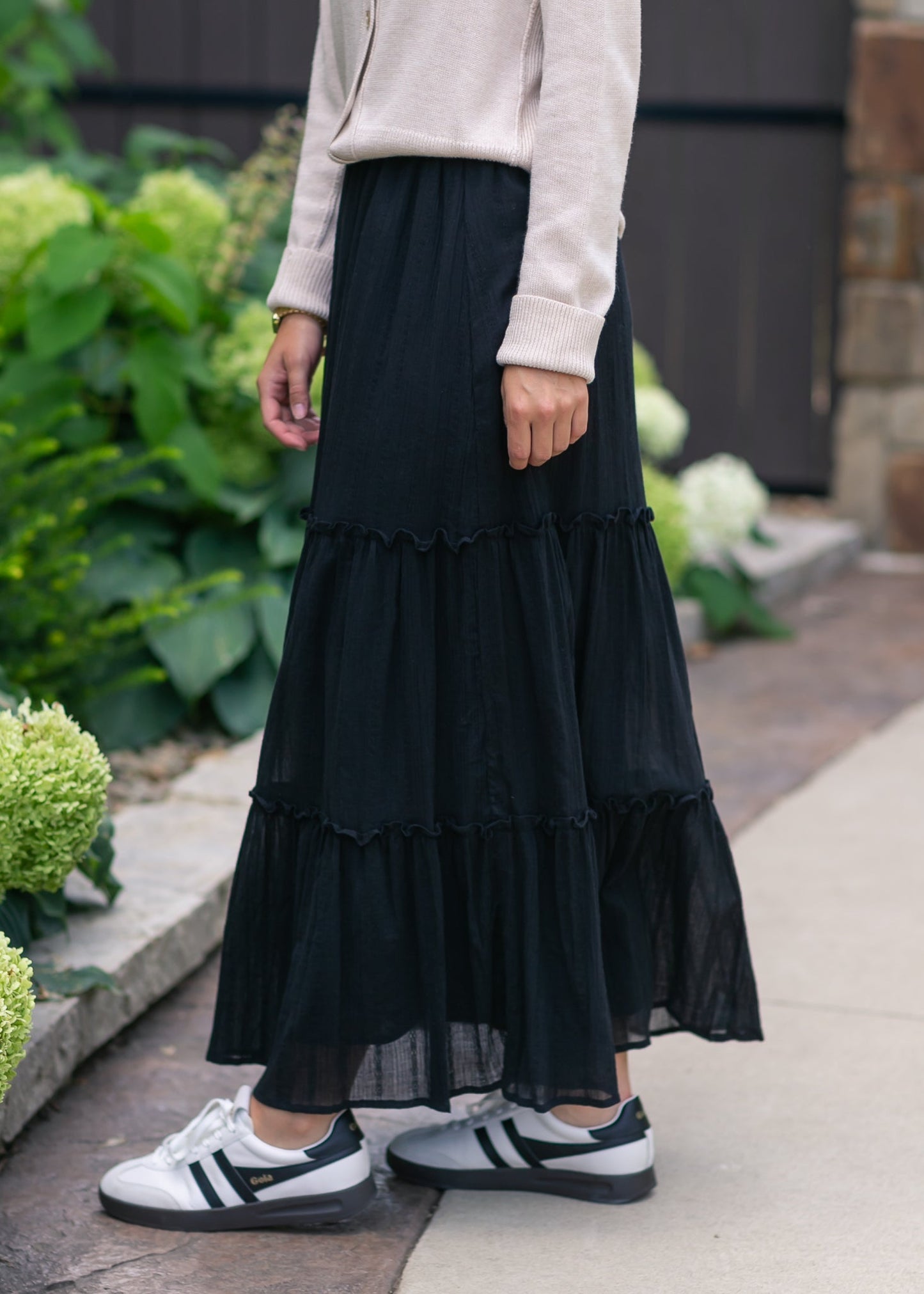 Serena Cotton Gauze Maxi Skirt IC Skirts