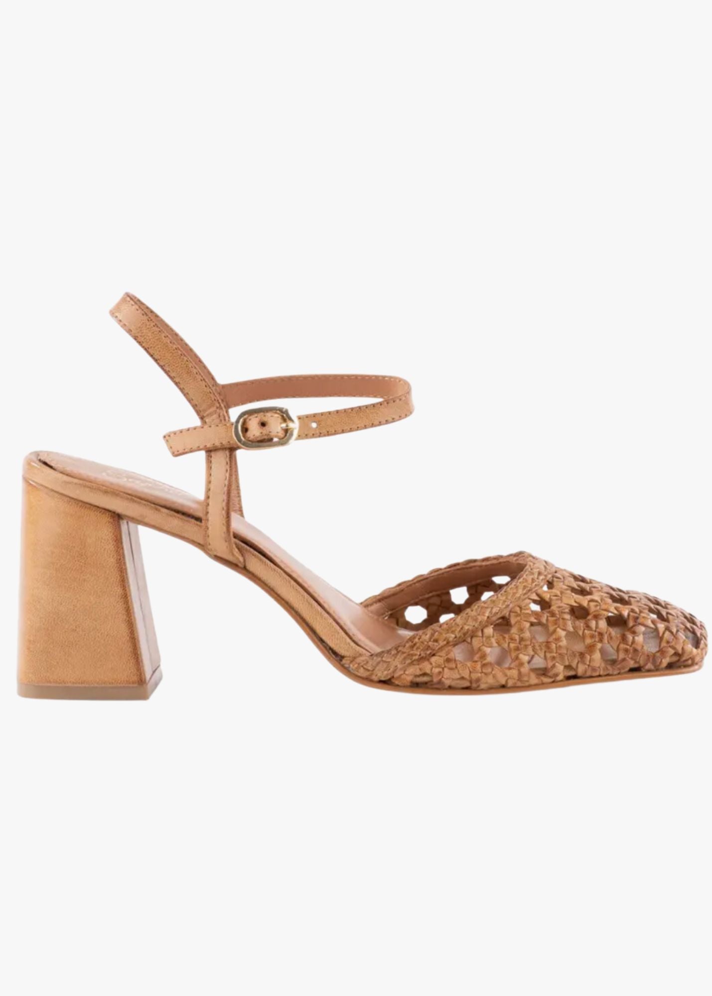 Seychelles® Bali Leather Ratten Block Heel Shoes
