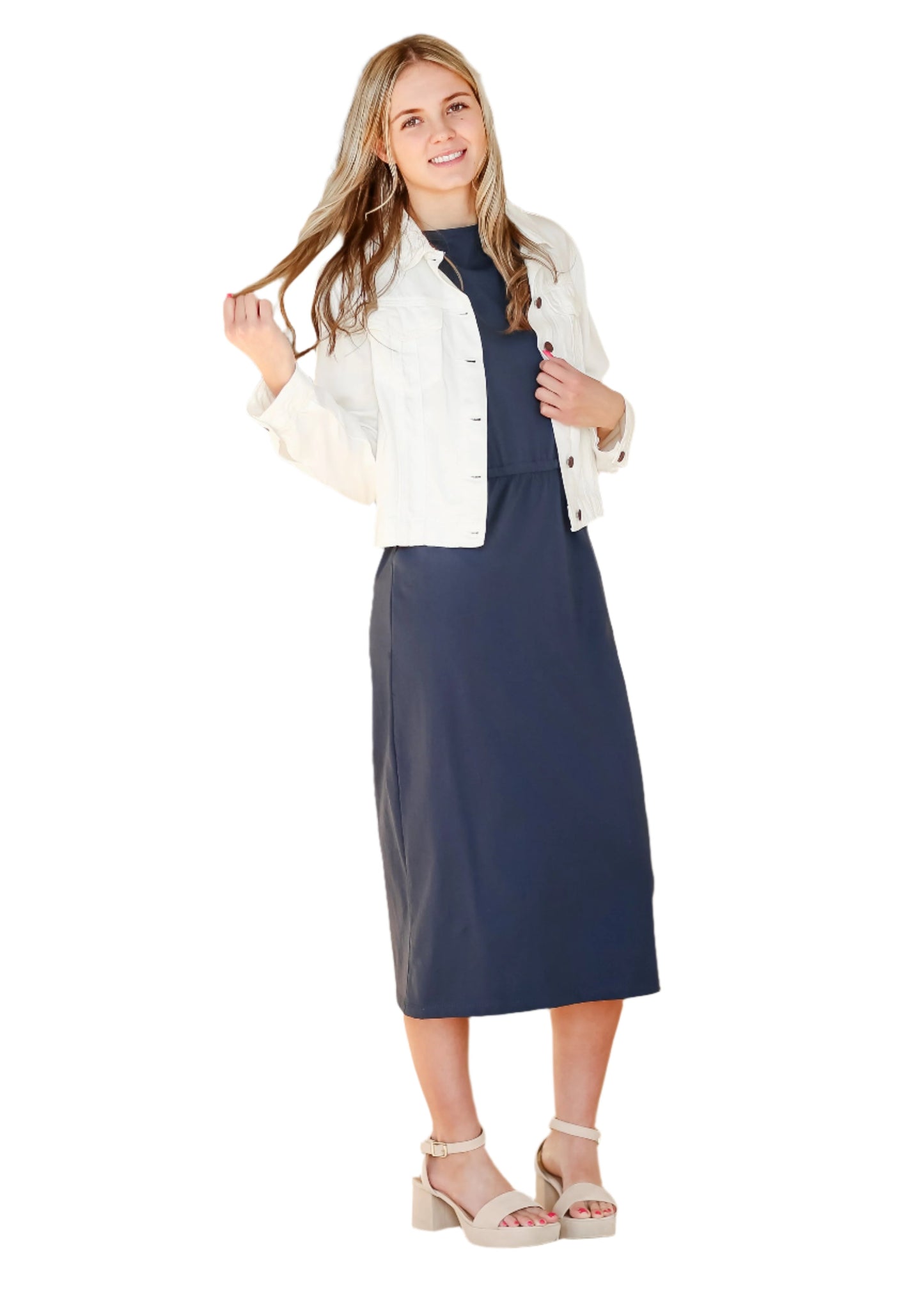 Shea Lightweight Denim Jacket IC Tops
