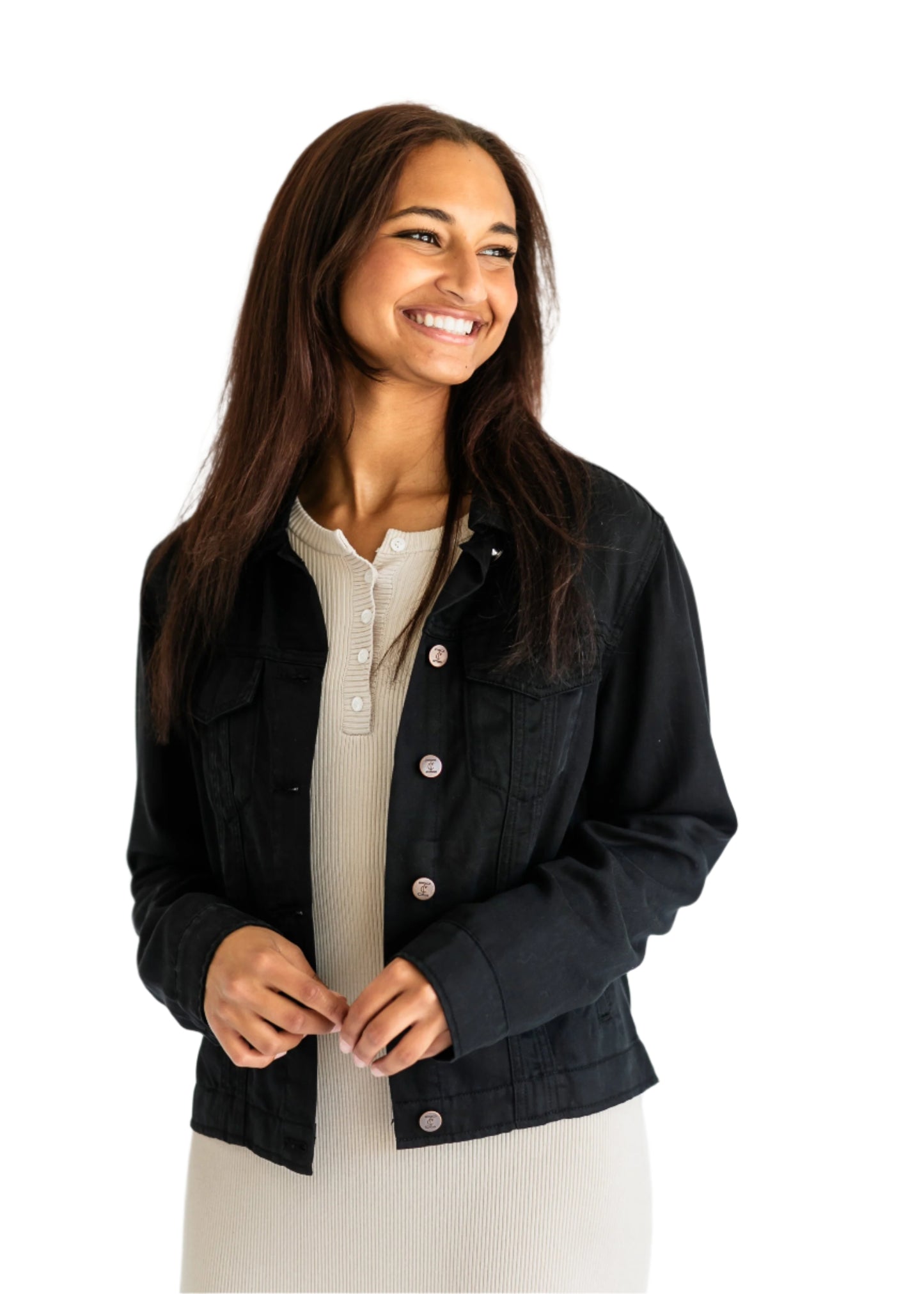 Shea Lightweight Denim Jacket IC Tops
