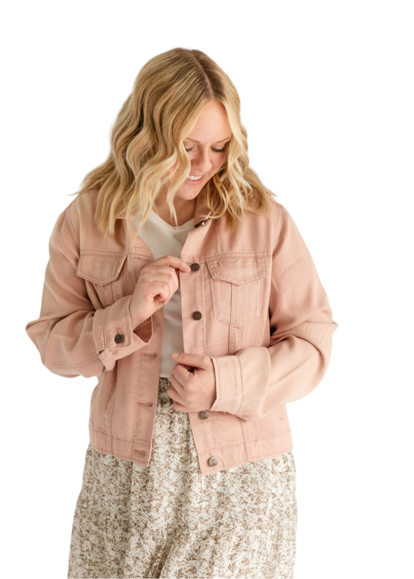Shea Lightweight Denim Jacket IC Tops