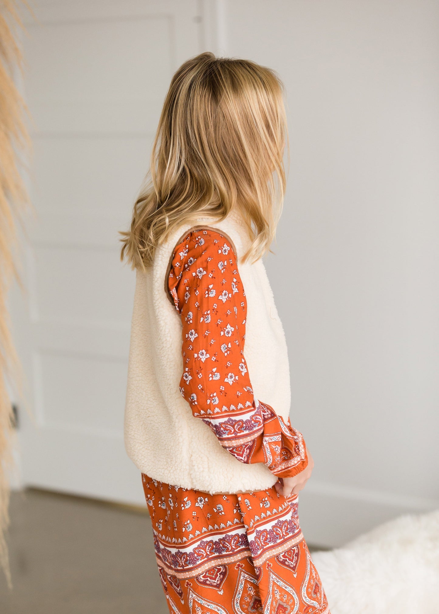 Sherpa Zip Up Fur Vest - FINAL SALE FF Layering Essentials