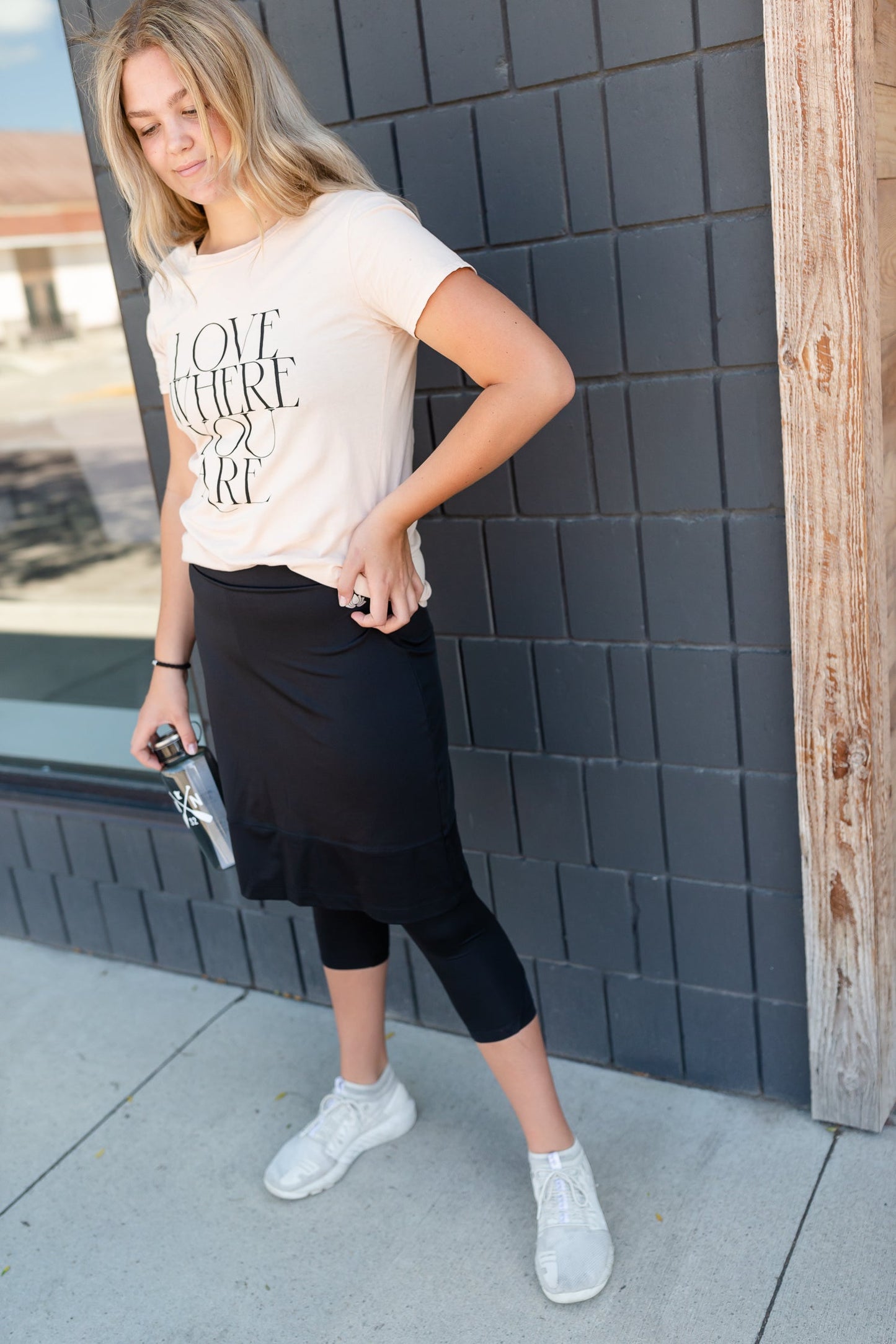 Snoga Black Athletic Skirt Skirts