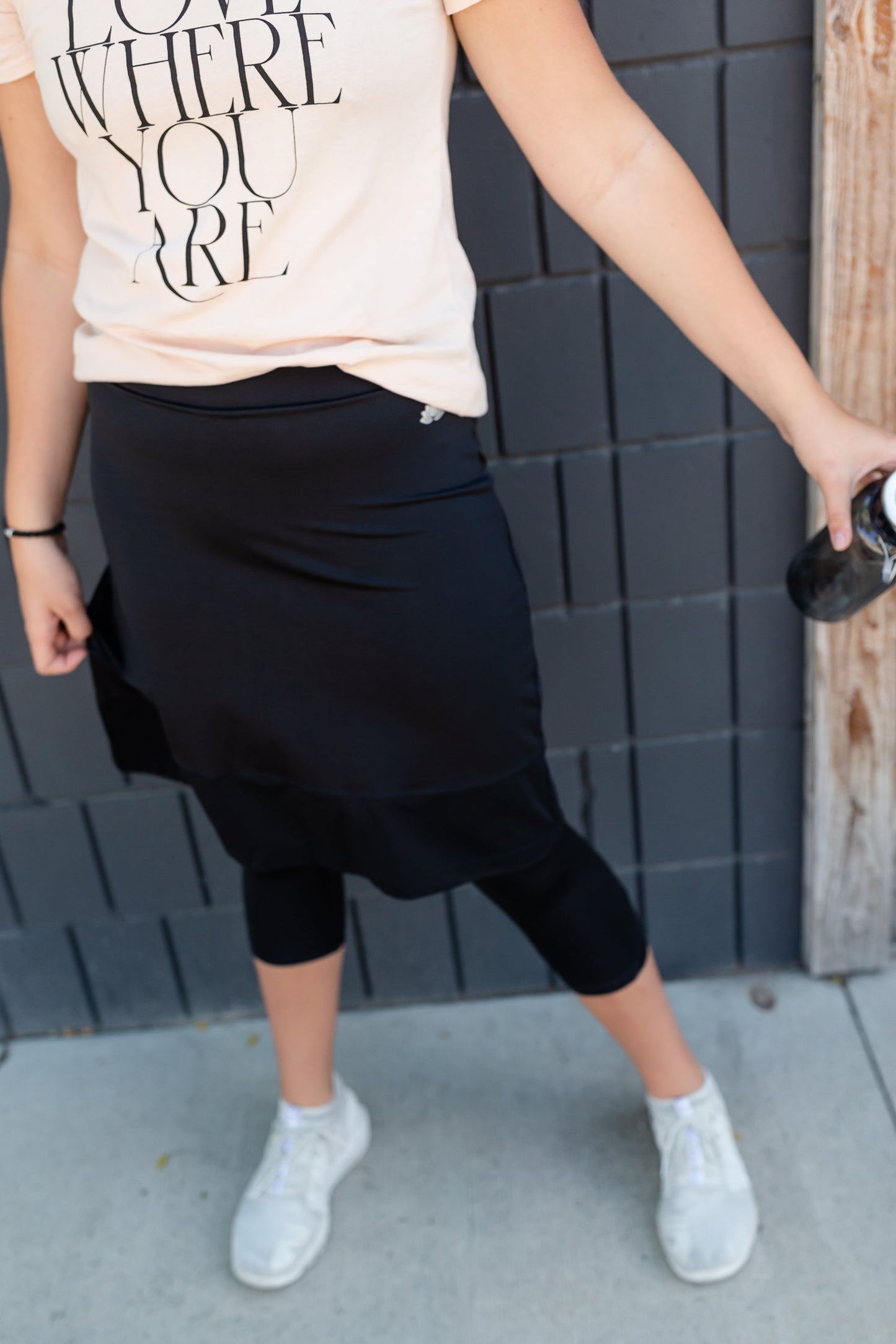 Snoga Black Athletic Skirt Skirts