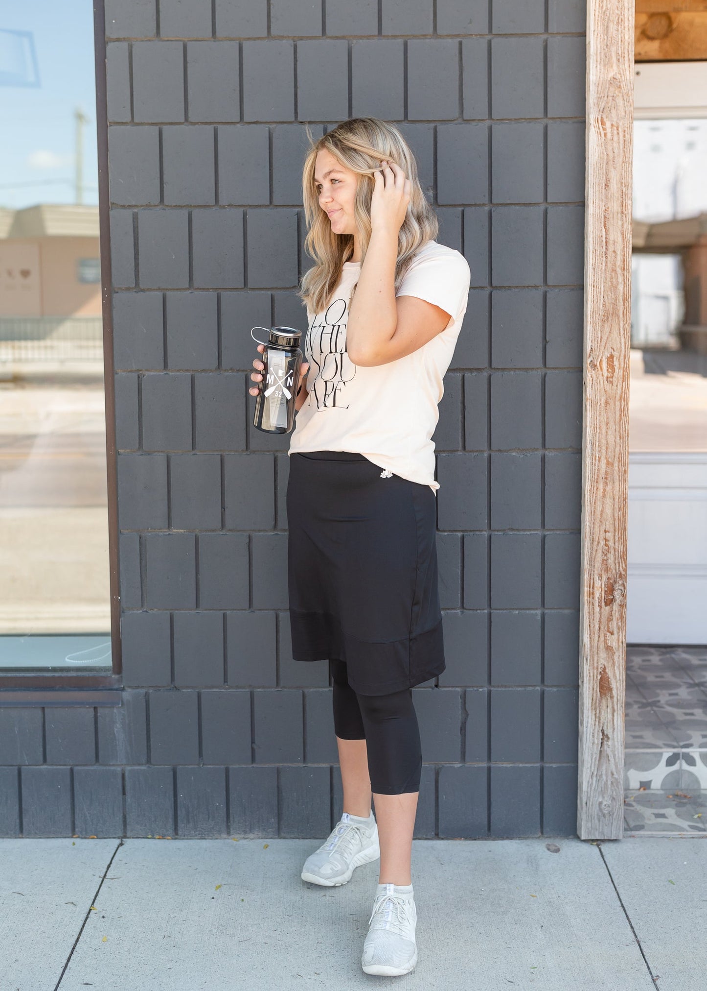 Snoga Black Athletic Skirt Skirts