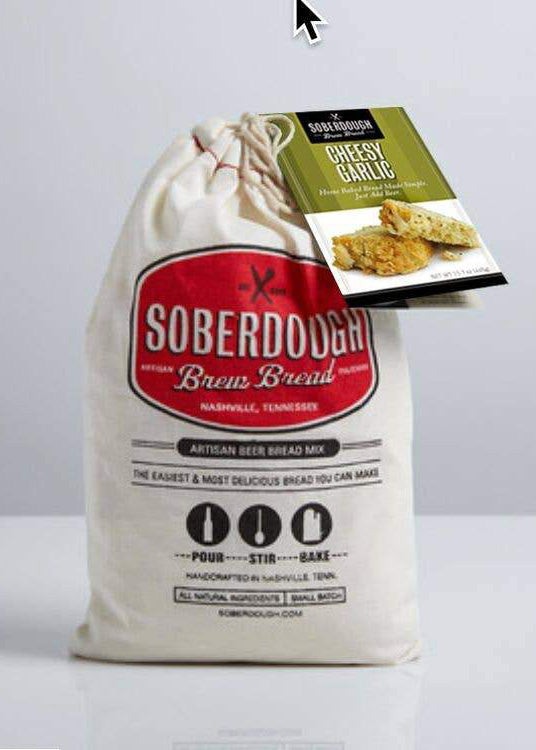 Soberdough Cheesy Garlic Brew Bread Food