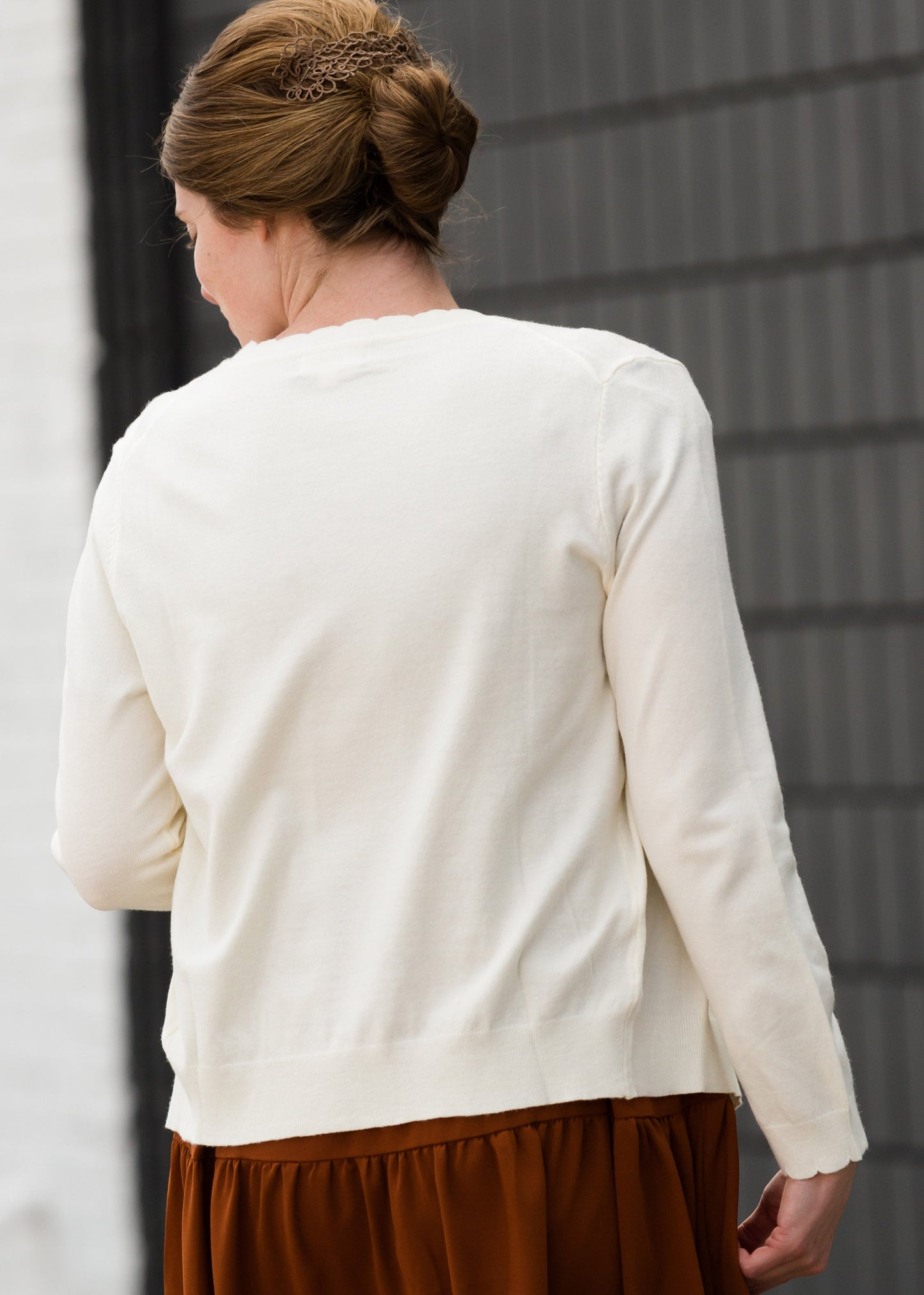 Soft Scalloped Hem Cardigan - FINAL SALE Layering Essentials