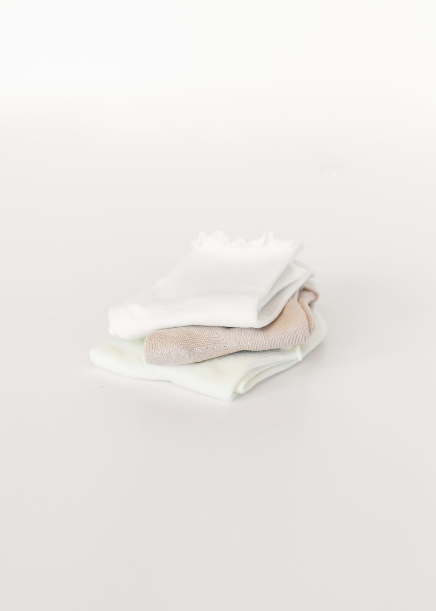 Solid Color Ruffle Ankle Socks Accessories