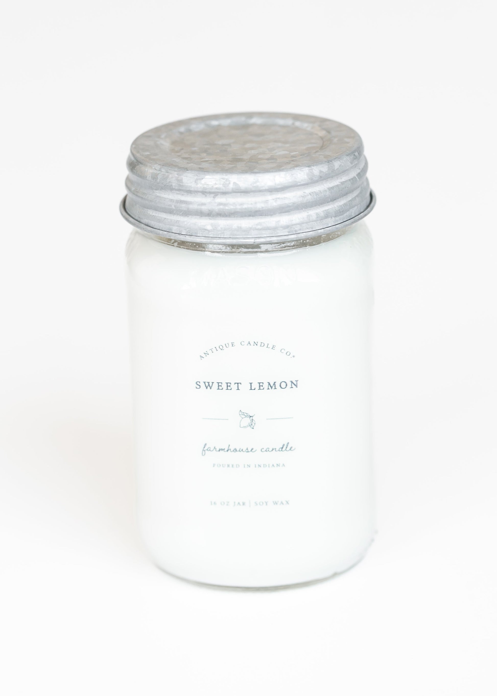 Soy Wax Mason Jar Candle 16oz Accessories