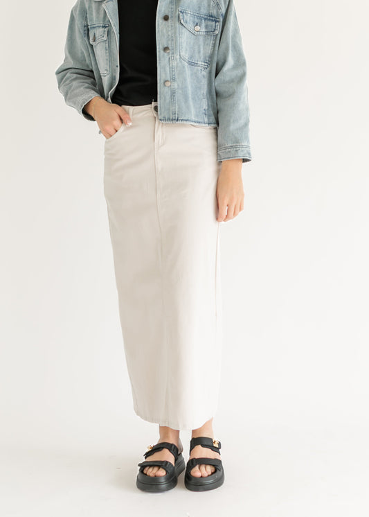 Stella Cloud Denim Maxi Skirt IC Skirts