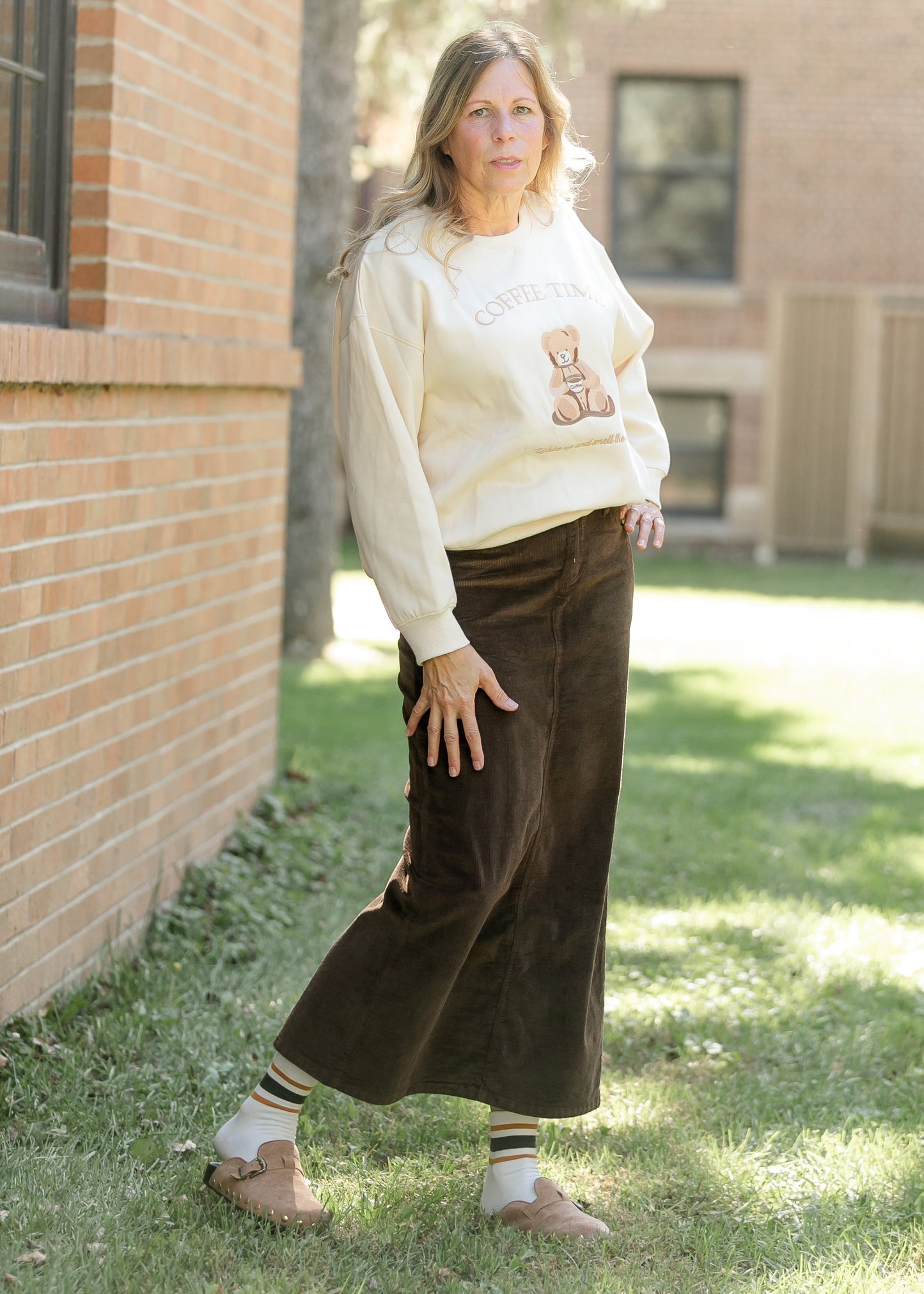 Stella Maxi Corduroy Skirt IC Skirts