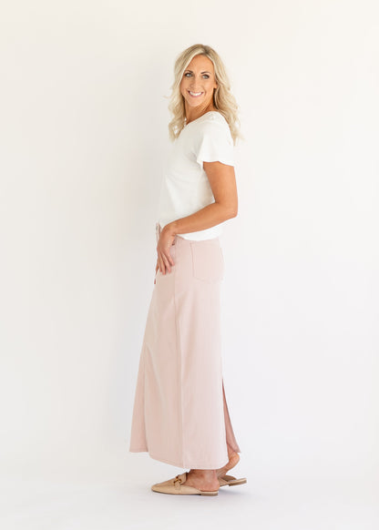 Stella Rose Denim Maxi Skirt IC Skirts