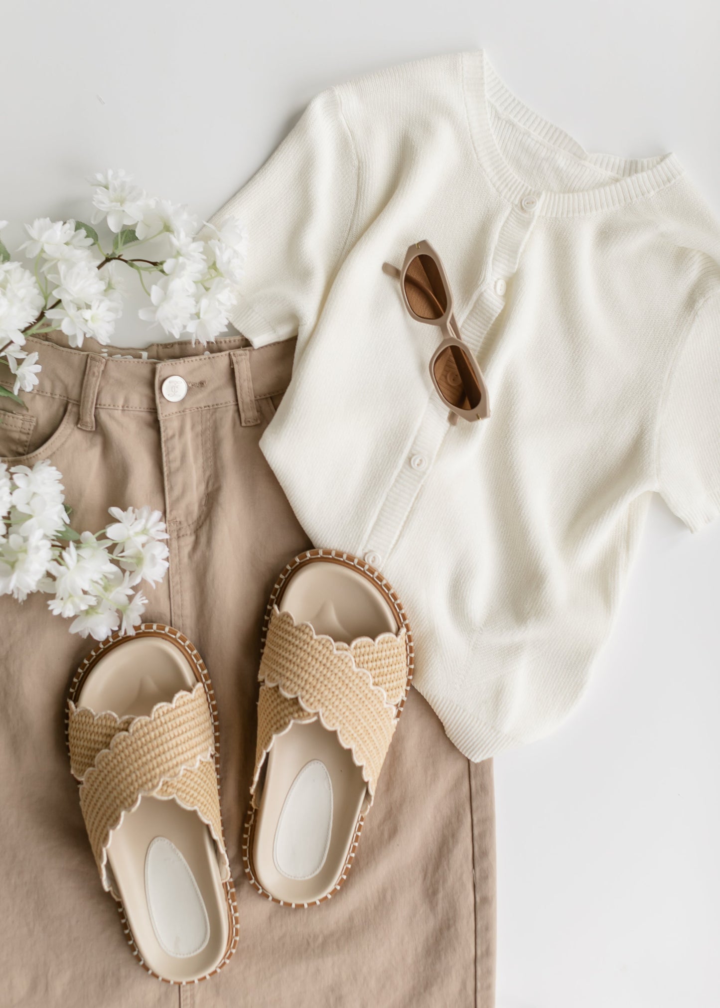 Stella Simply Taupe Denim Maxi Skirt IC Skirts