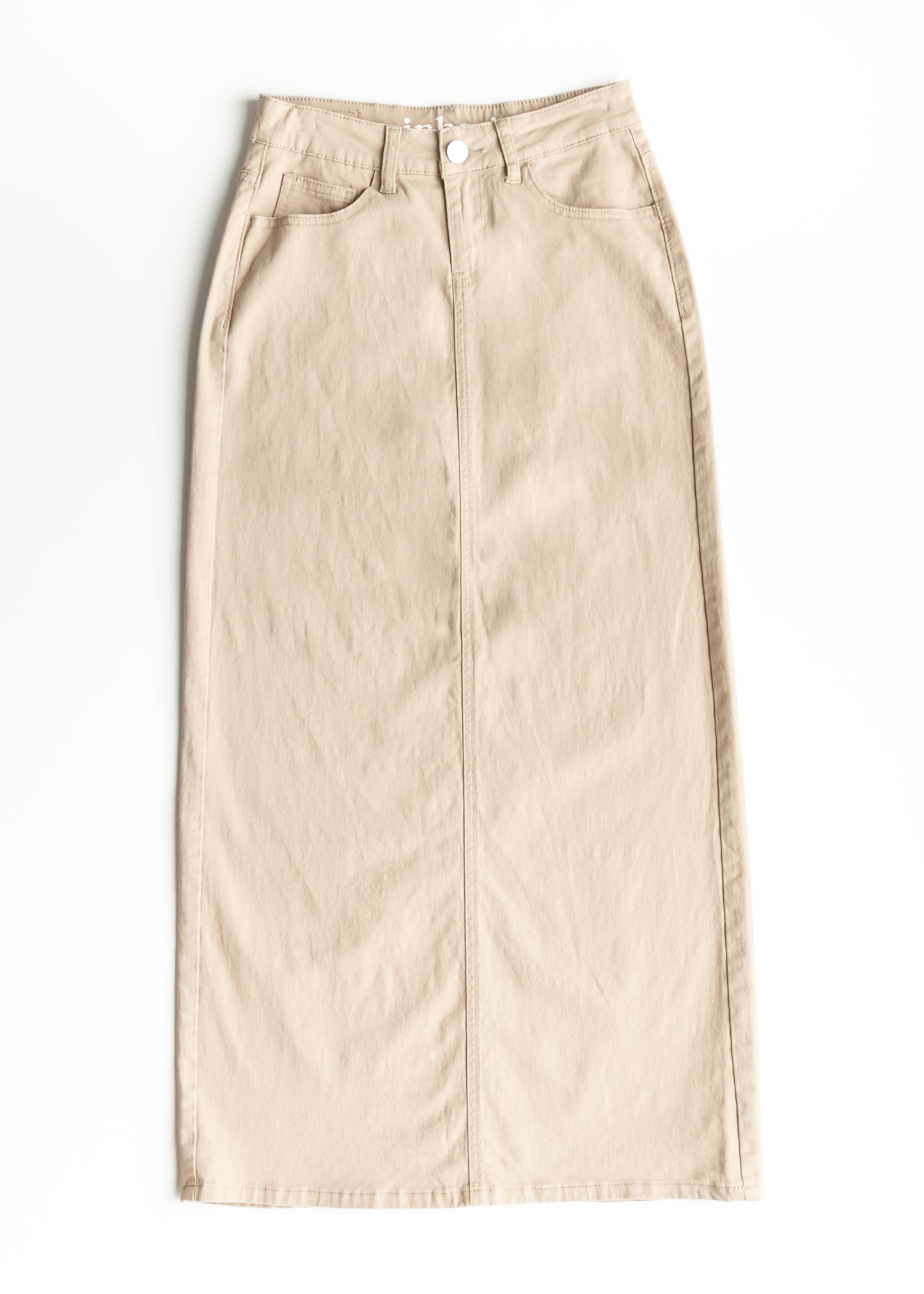 Stella Simply Taupe Denim Maxi Skirt IC Skirts