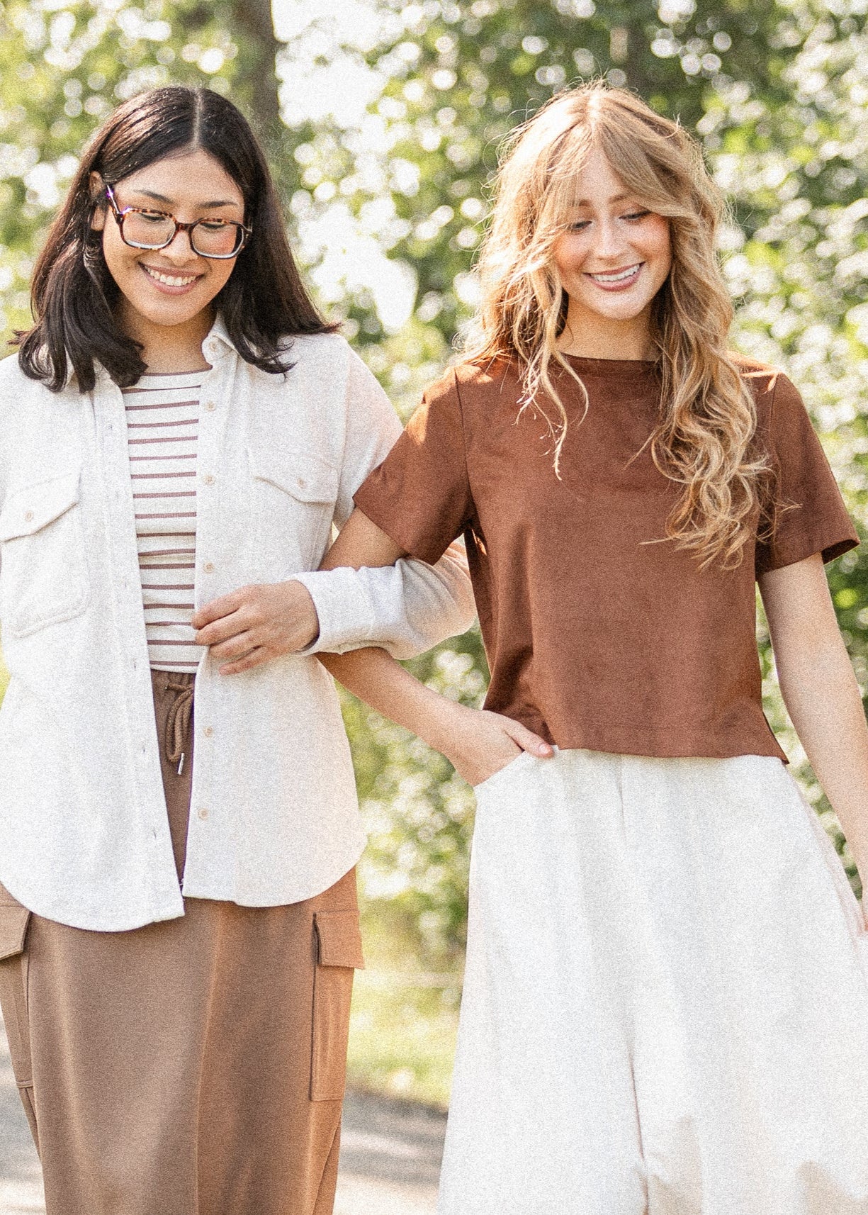 Steve Madden® Ezra Faux Leather Top FF Tops