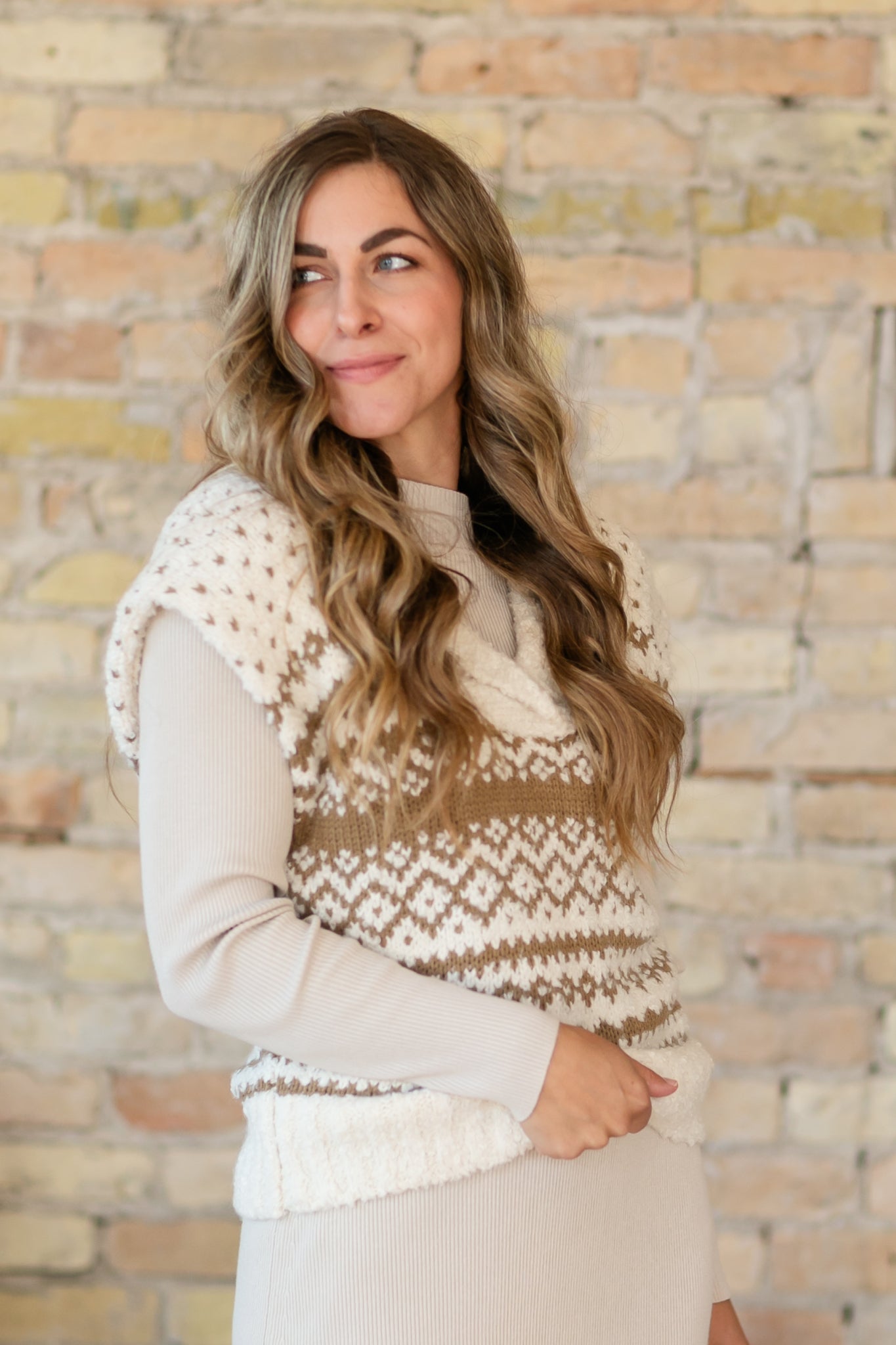 Steve Madden® Paulie Sweater Vest FF Layering Essentials