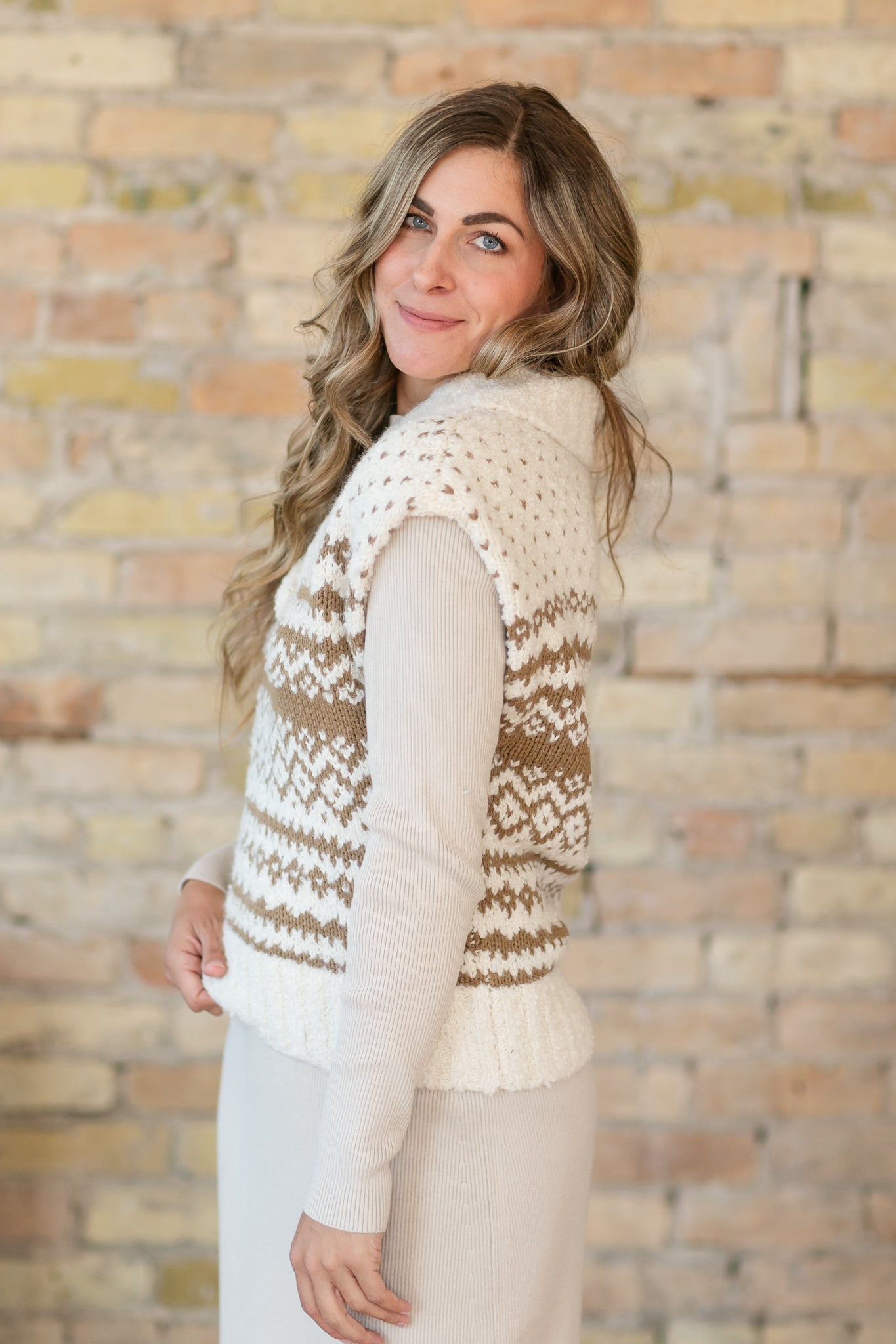 Steve Madden® Paulie Sweater Vest FF Layering Essentials