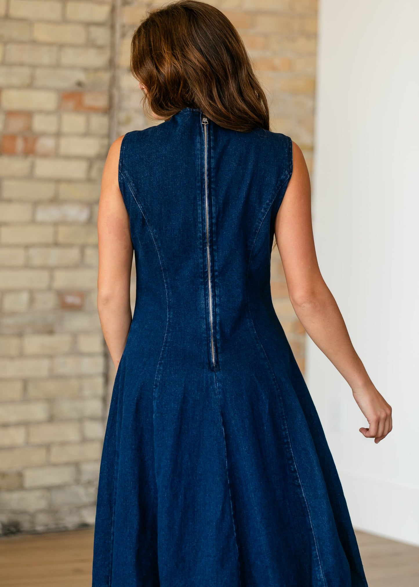 Steve Madden® Talasyn Bubble Hem Denim Dress FF Dresses