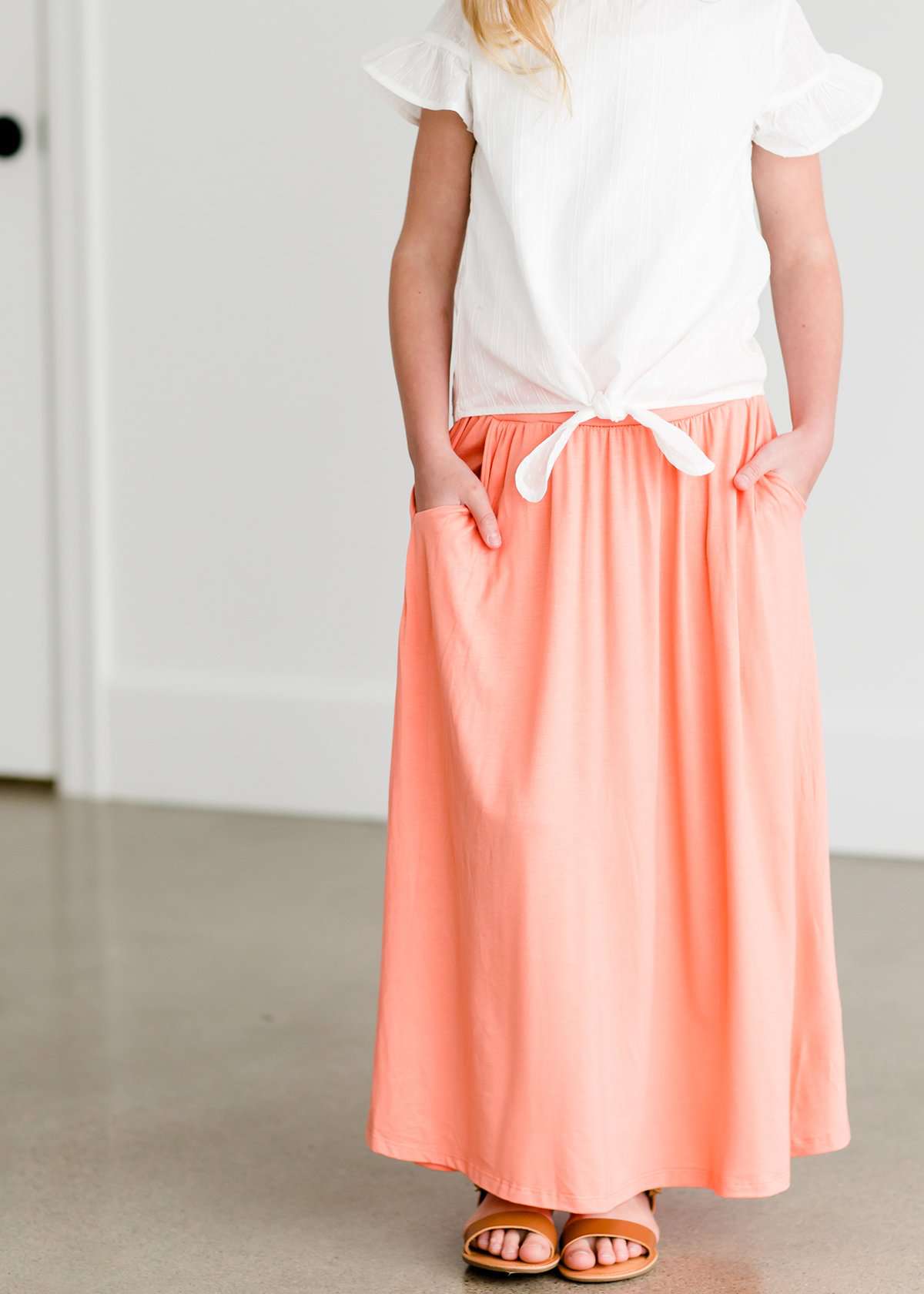 Stretchy Swing Maxi Skirt-FINAL SALE Skirts