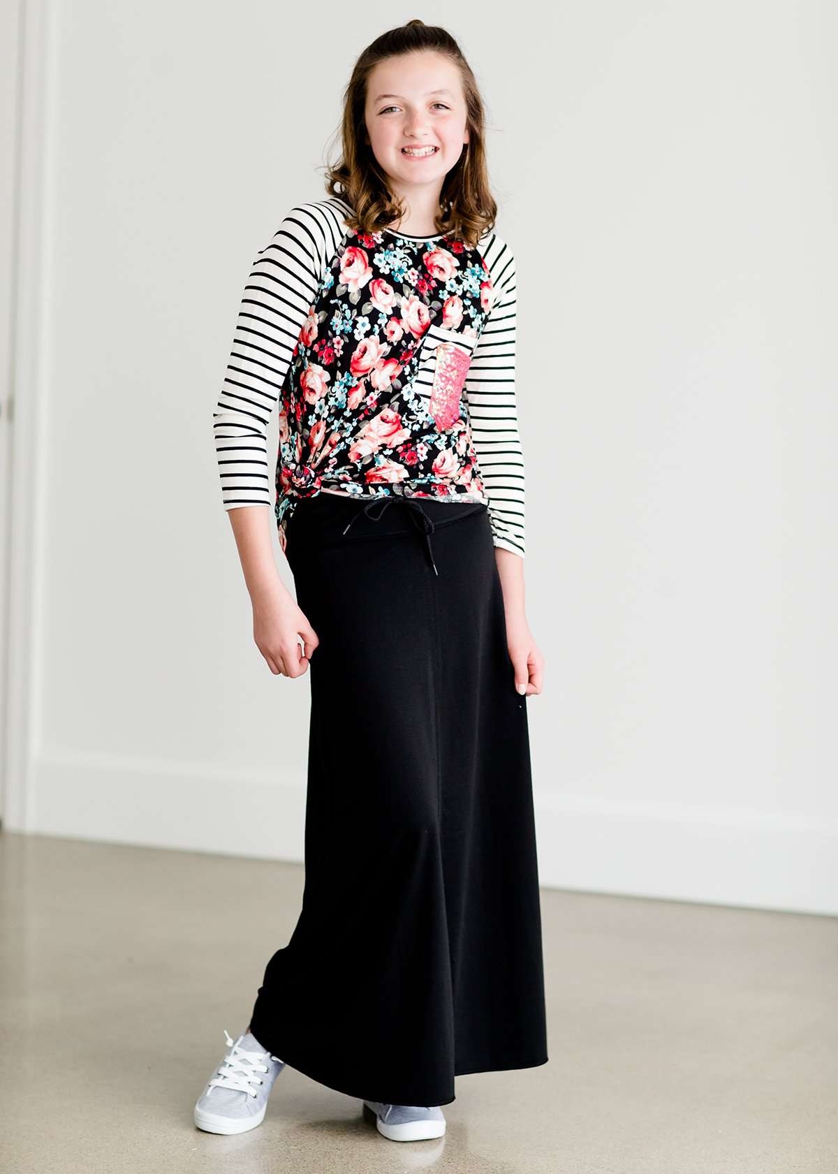 Stretchy Swing Maxi Skirt-FINAL SALE Skirts