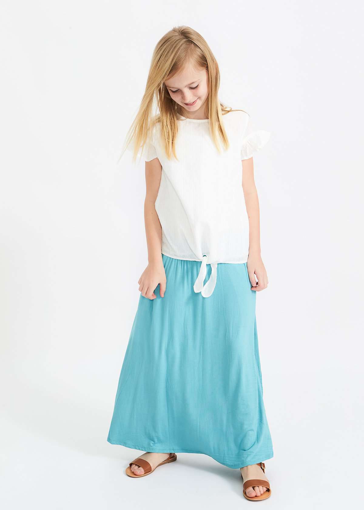 Stretchy Swing Maxi Skirt-FINAL SALE Skirts