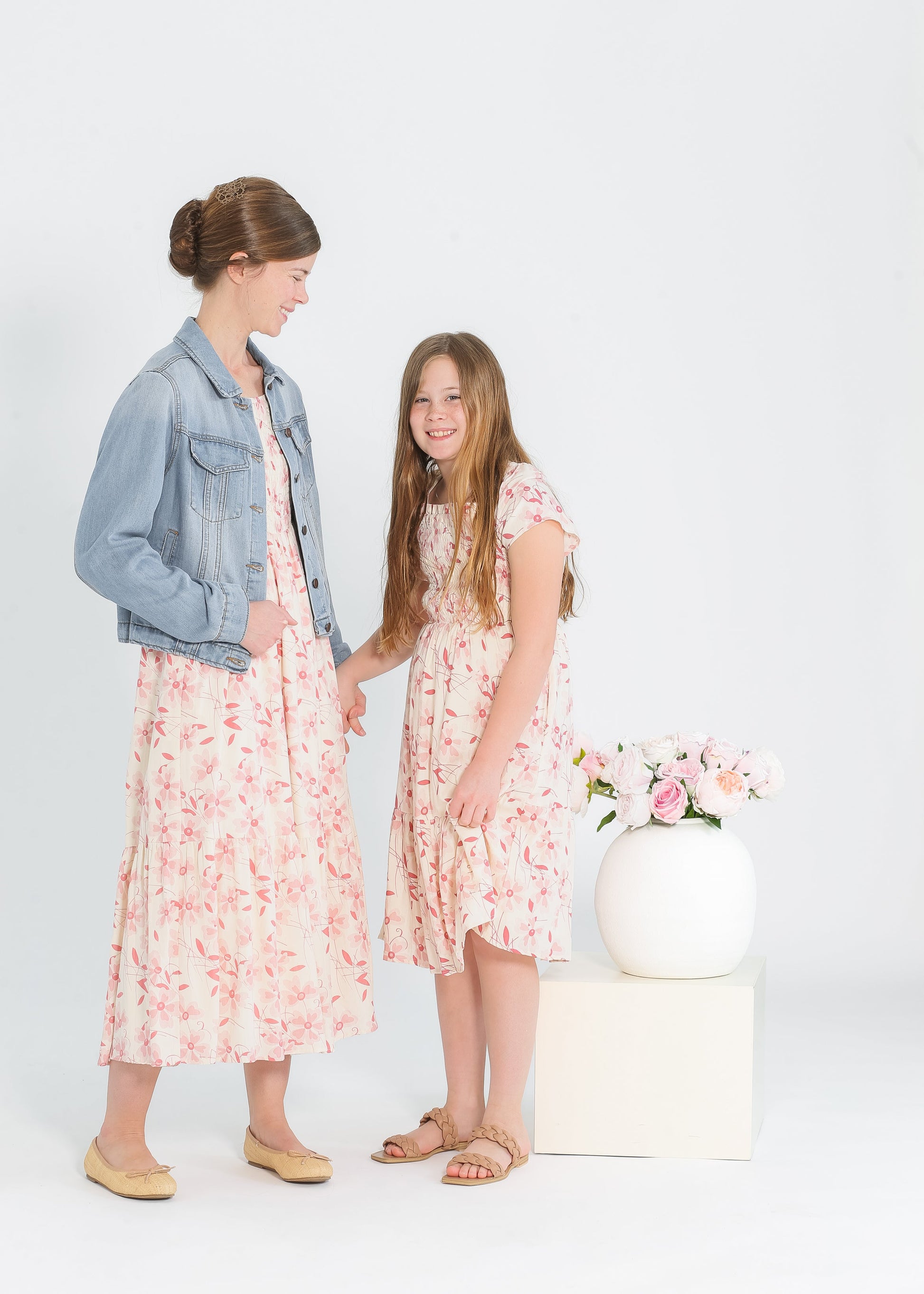 Summer Cap Sleeve Midi Dress IC Dresses