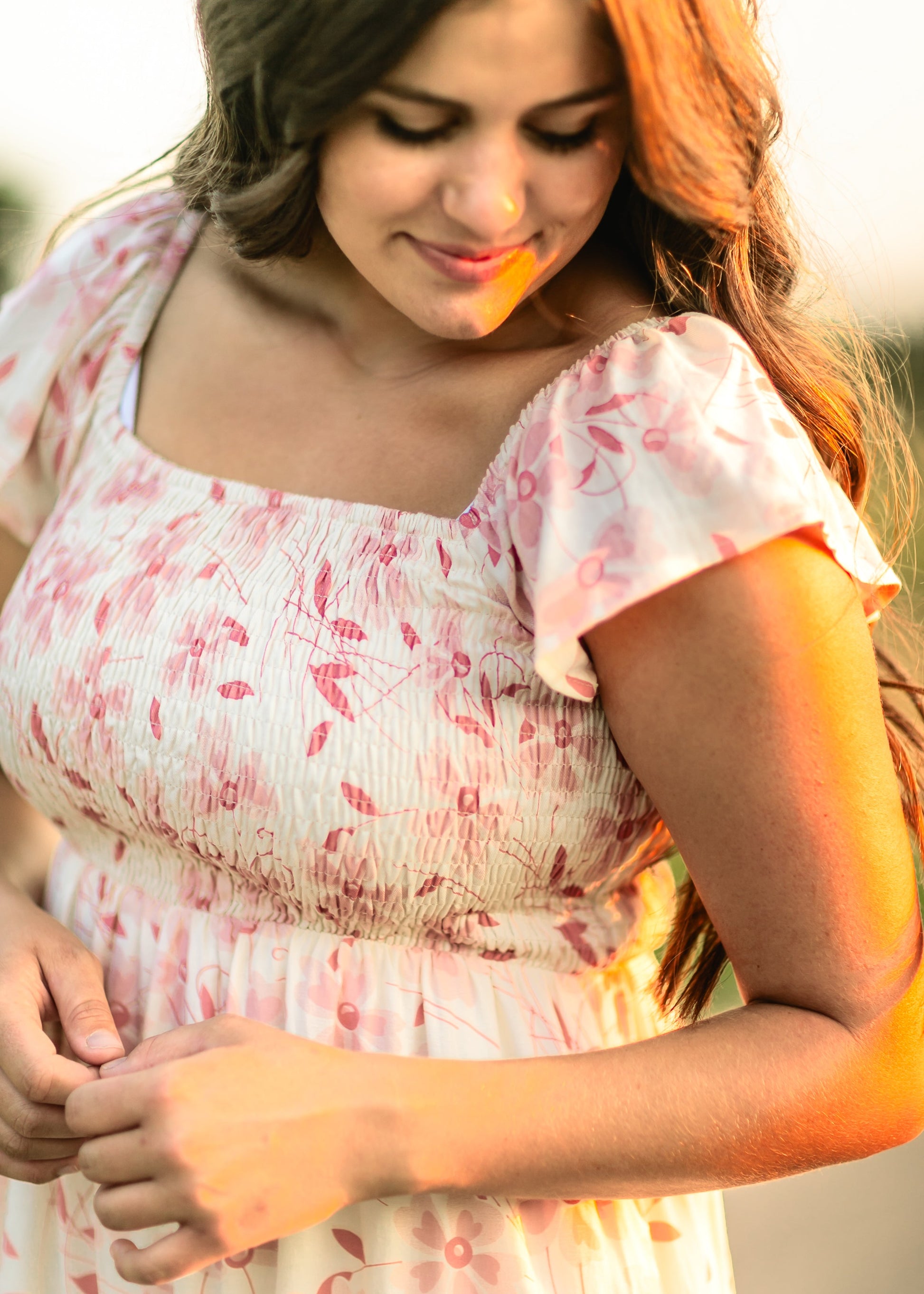 Summer Cap Sleeve Midi Dress IC Dresses