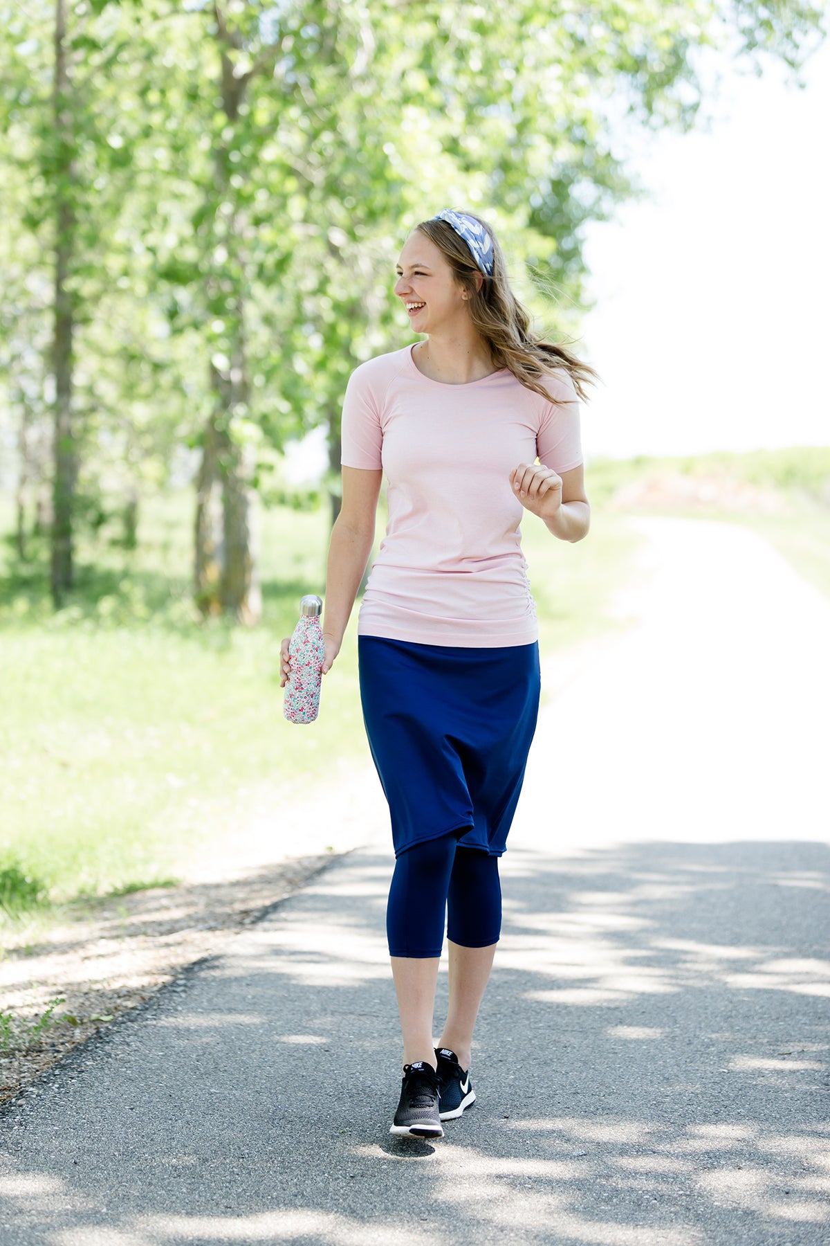 Swim and Sport Skirt Blue - FINAL SALE Swimwear