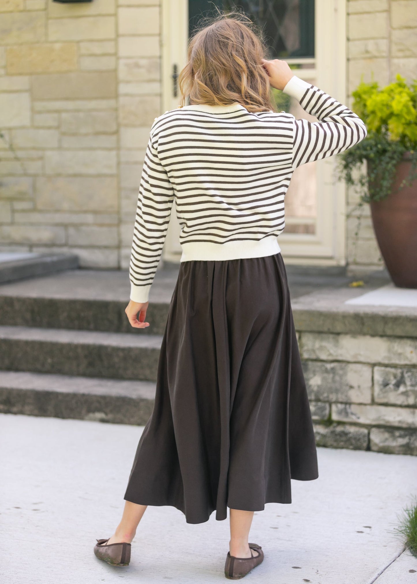 Tencel A-Line Maxi Skirt FF Skirts
