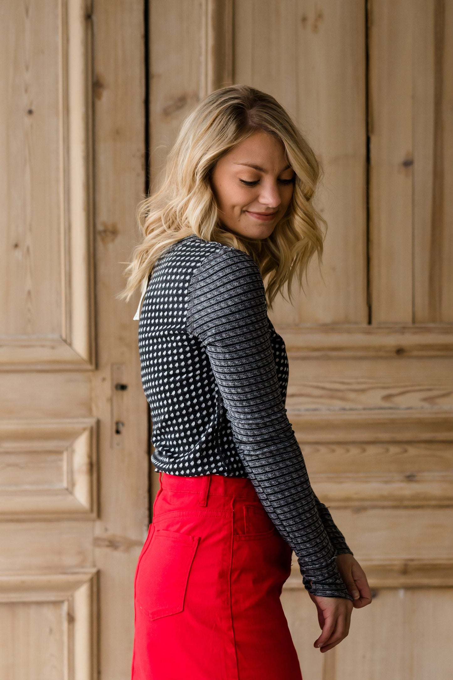 Textured Pullover Top - FINAL SALE Tops