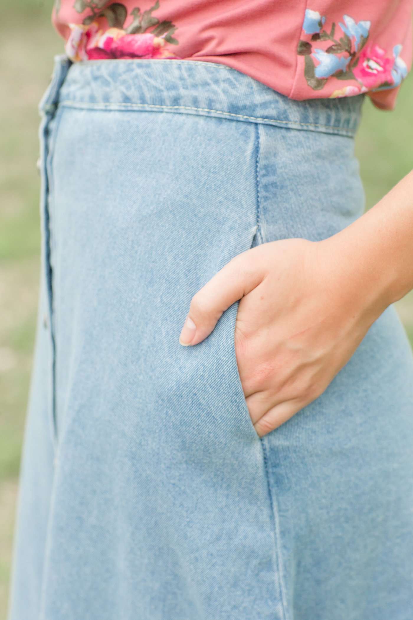 The 1980's Diner Denim Skirts