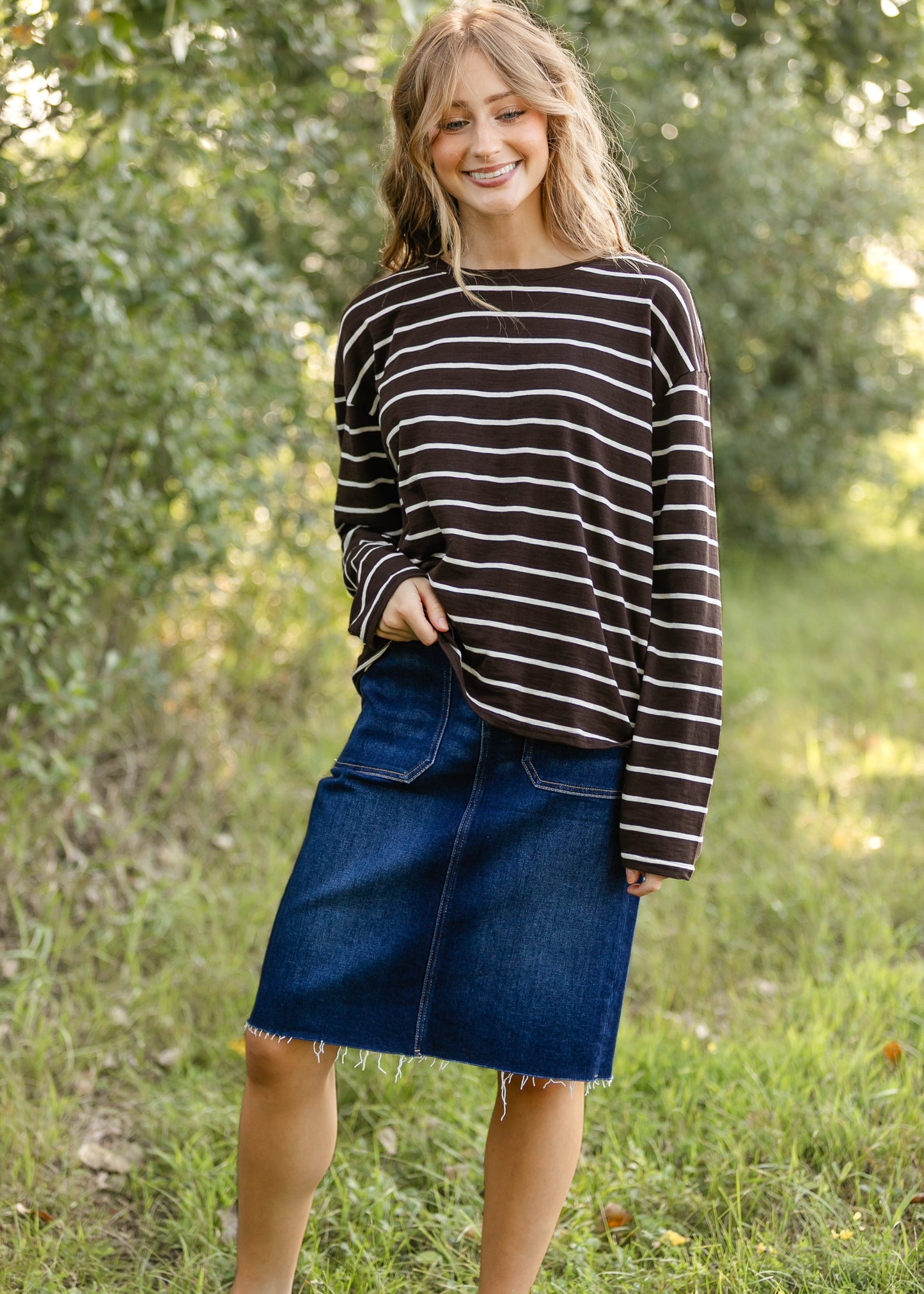 Thread & Supply® Nellie Striped Top FF Tops