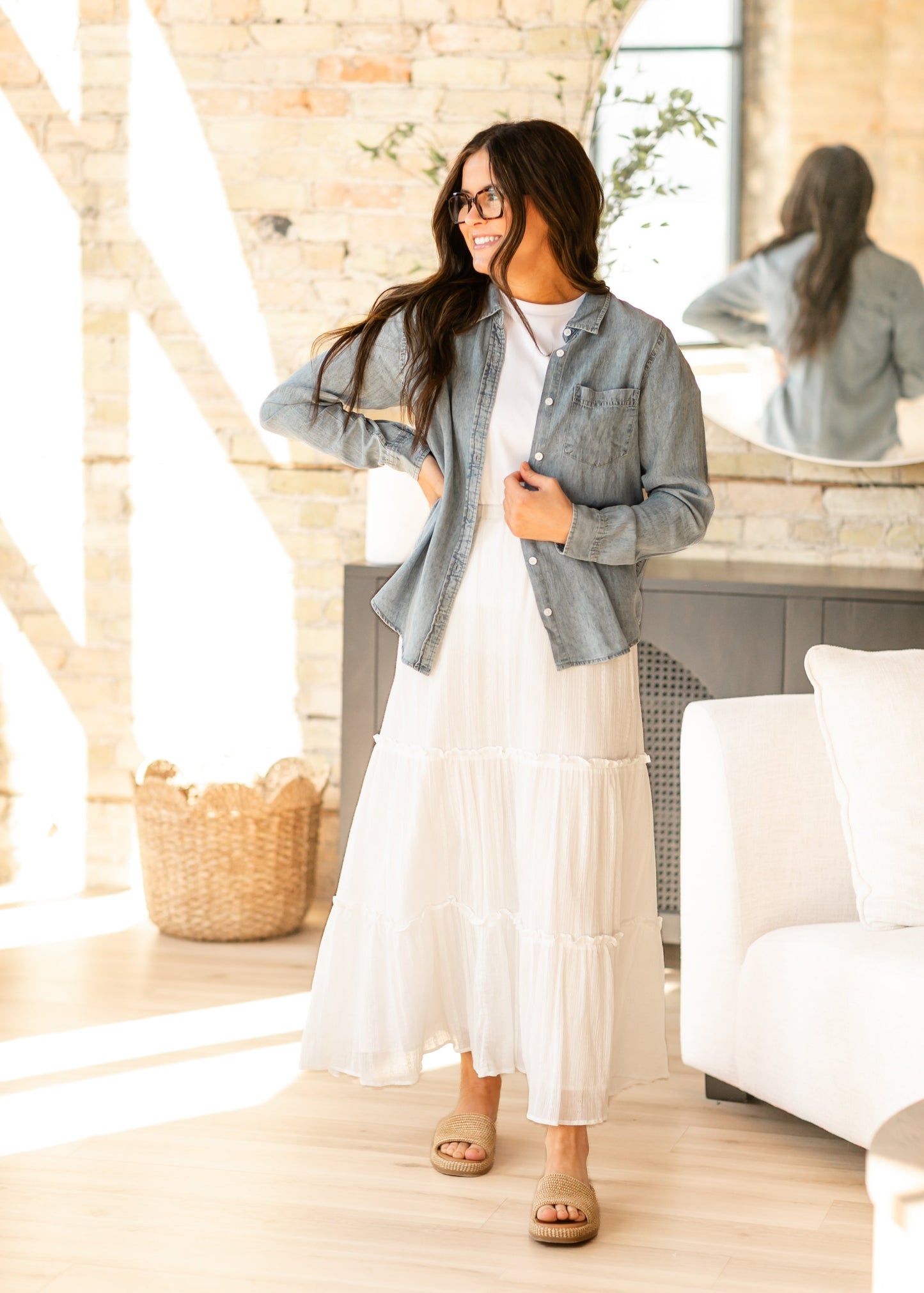 Thread & Supply® Shay Button Up Top FF Tops