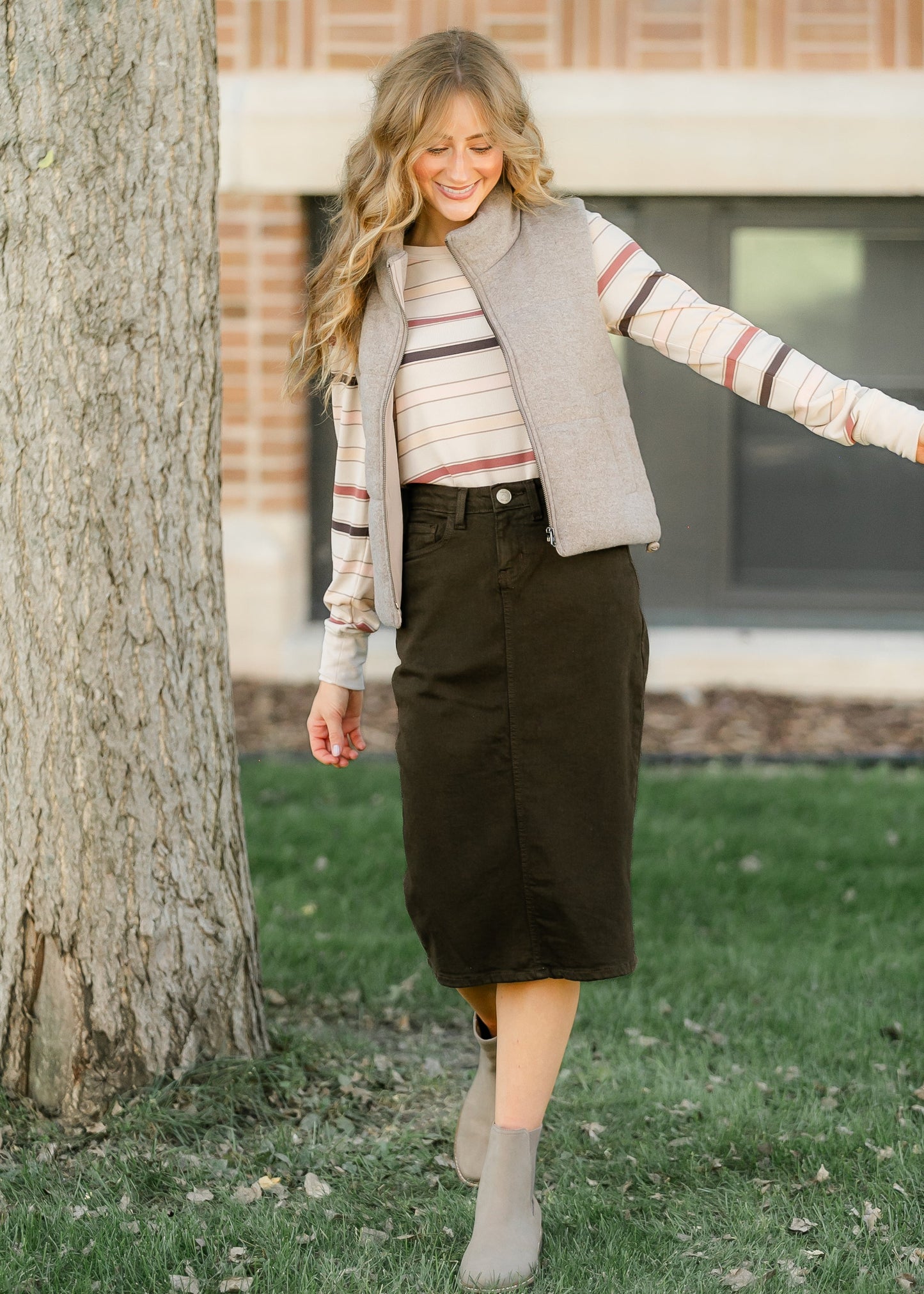 Thread & Supply® Stacy Striped Top FF Tops