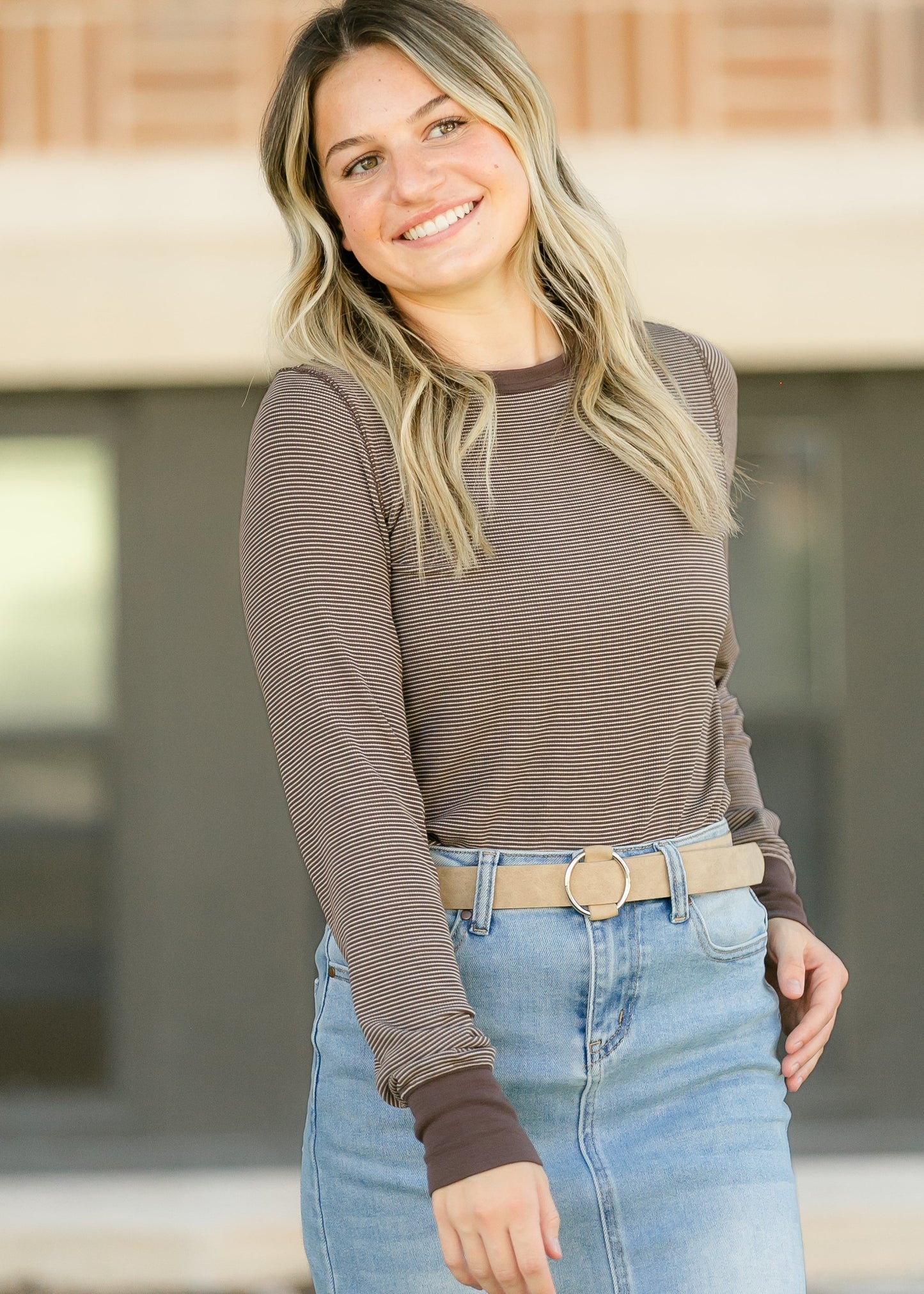 Thread & Supply® Stacy Striped Top FF Tops