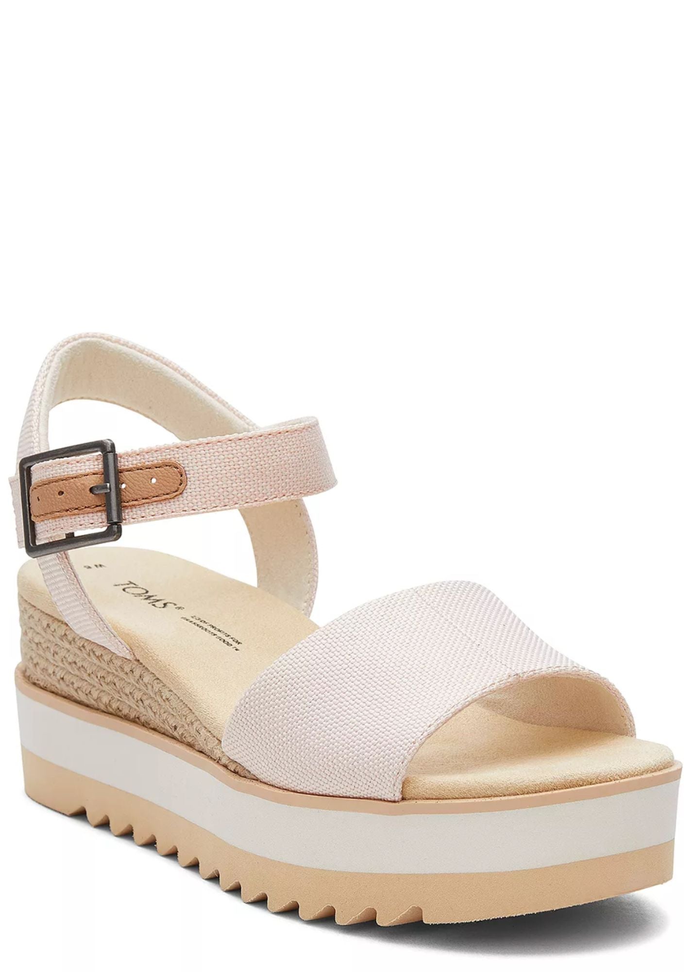 TOMS® Diana Pink Wedge Sandal - FINAL SALE Shoes