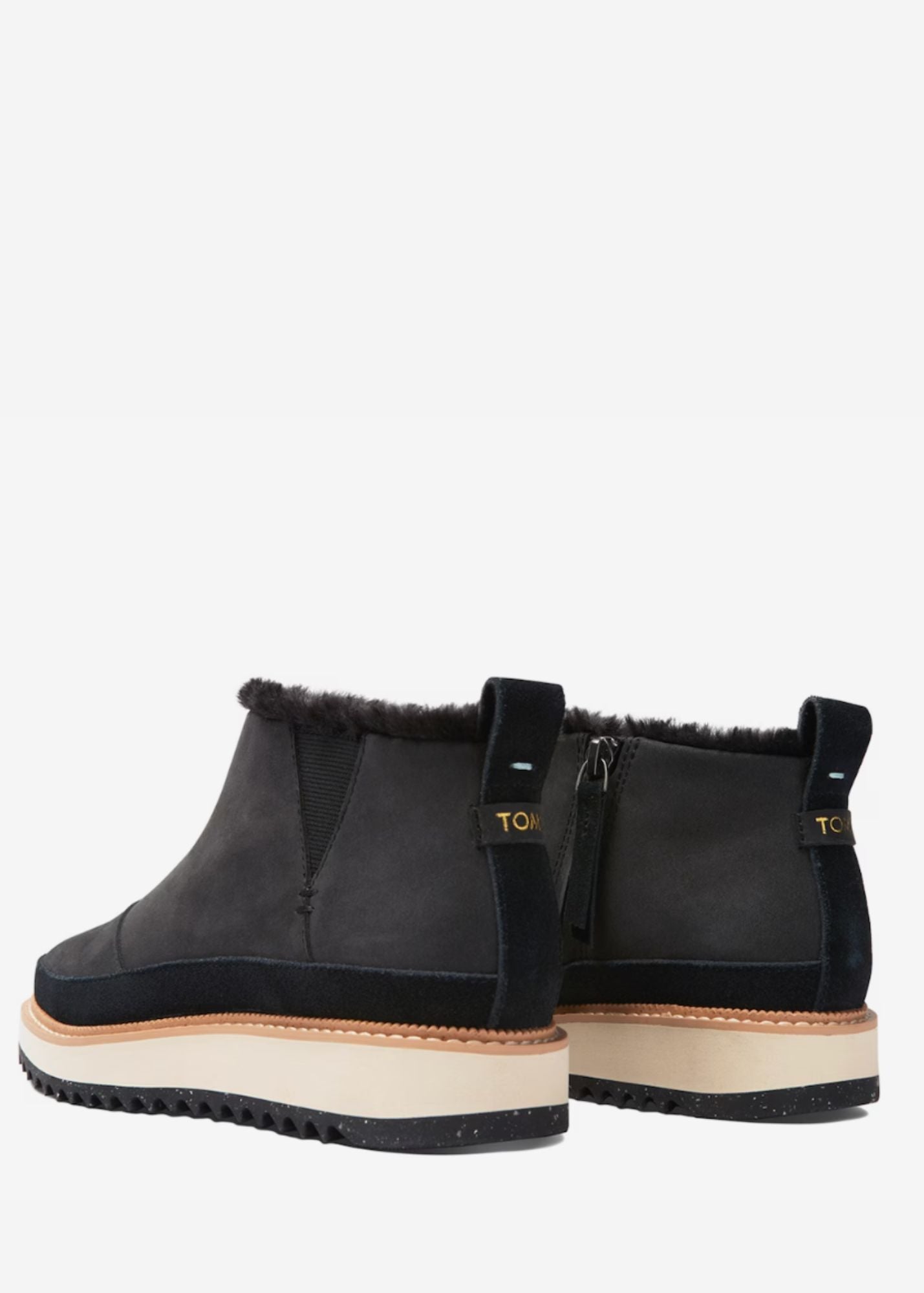 TOMS® Marlo Faux Fur Platform Bootie Shoes