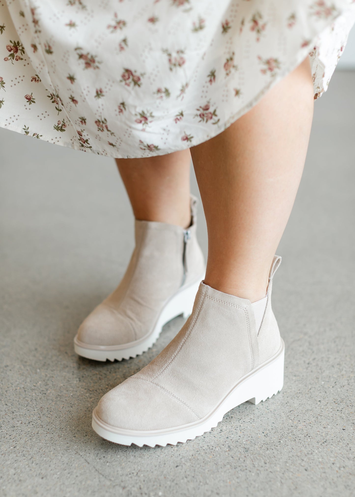 TOMS® Maude Wedge Bootie Shoes