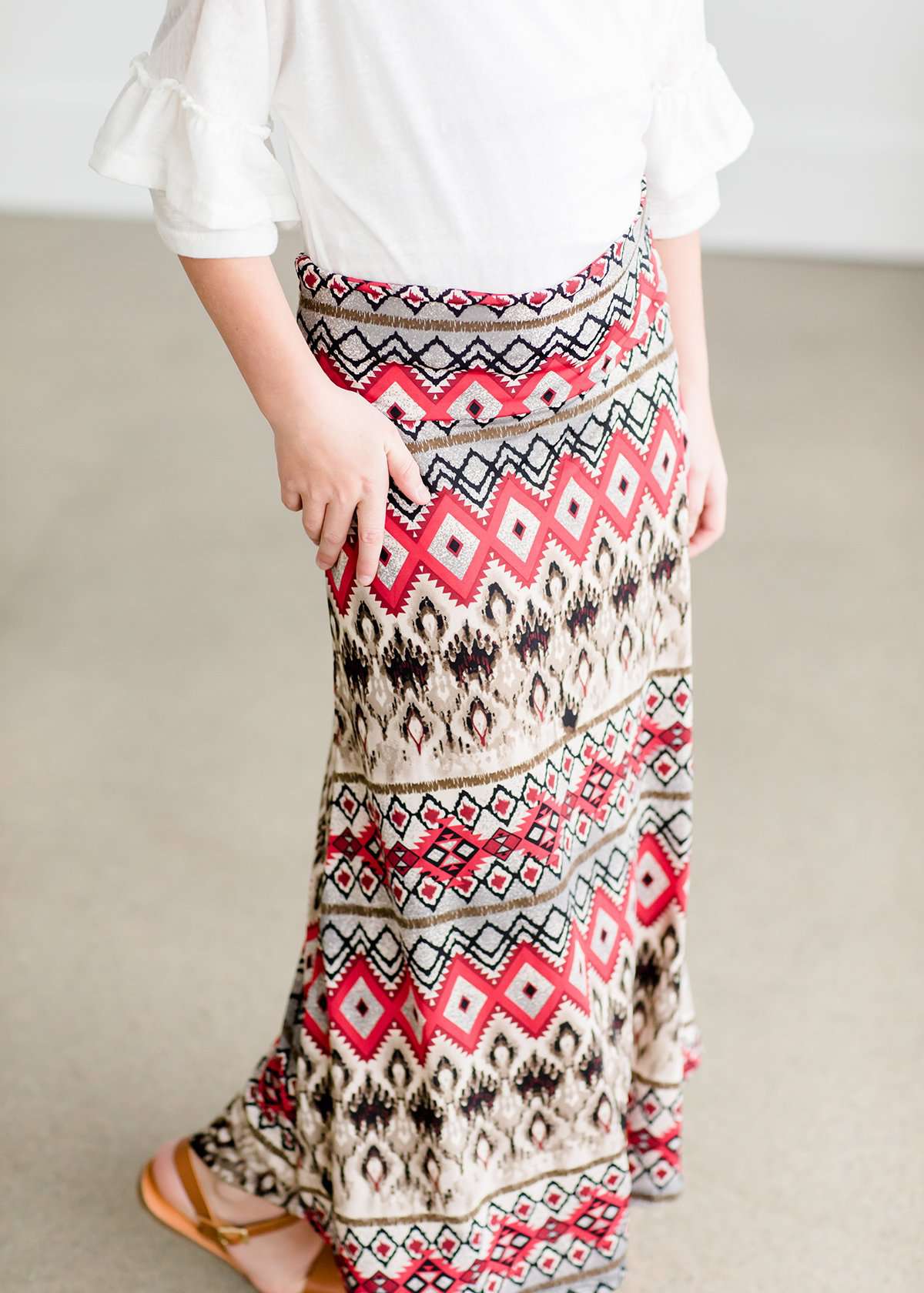 Tribal Stretch Maxi Skirt - FINAL SALE Skirts