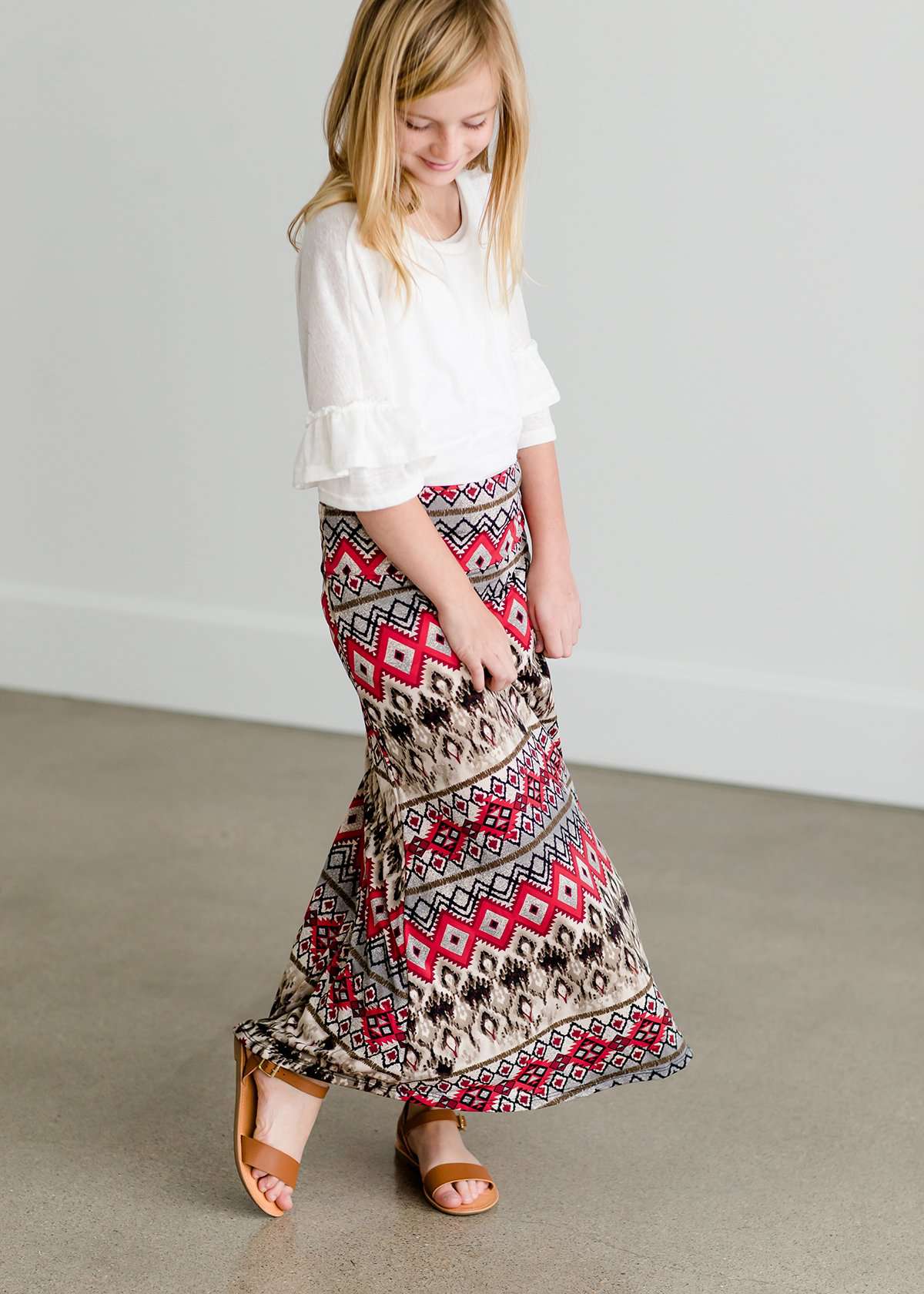 Tribal Stretch Maxi Skirt - FINAL SALE Skirts