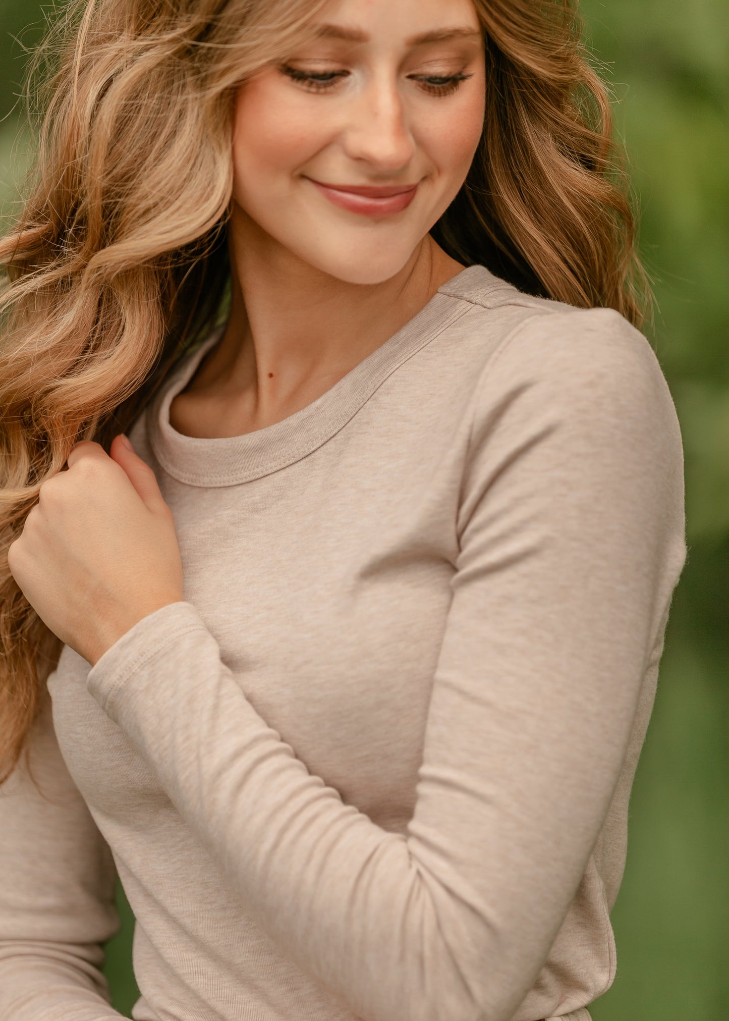 Ultra Soft Long Sleeve Knit Top FF Tops