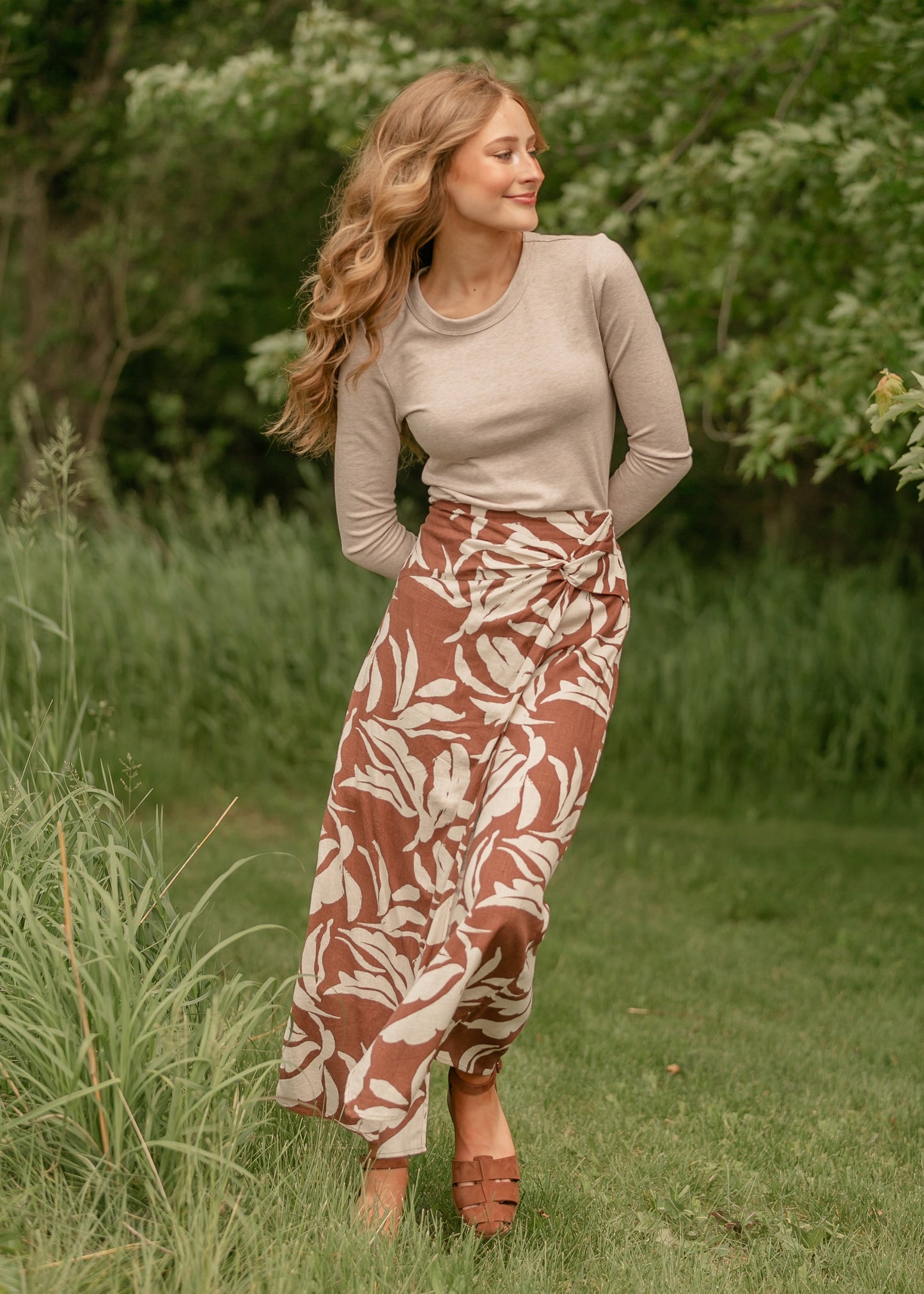 Ultra Soft Long Sleeve Knit Top FF Tops