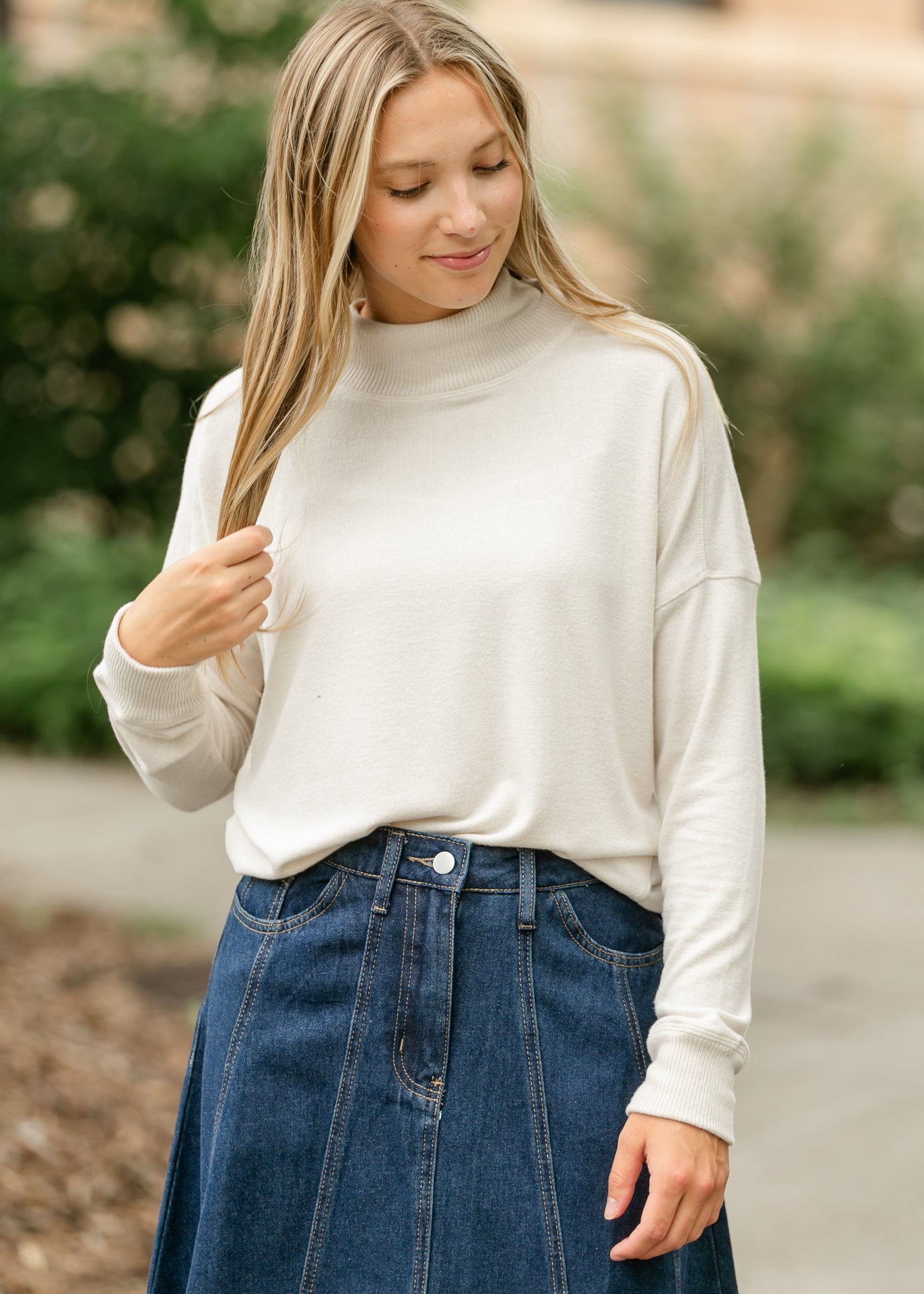 Ultra Soft Turtleneck Tee FF Tops