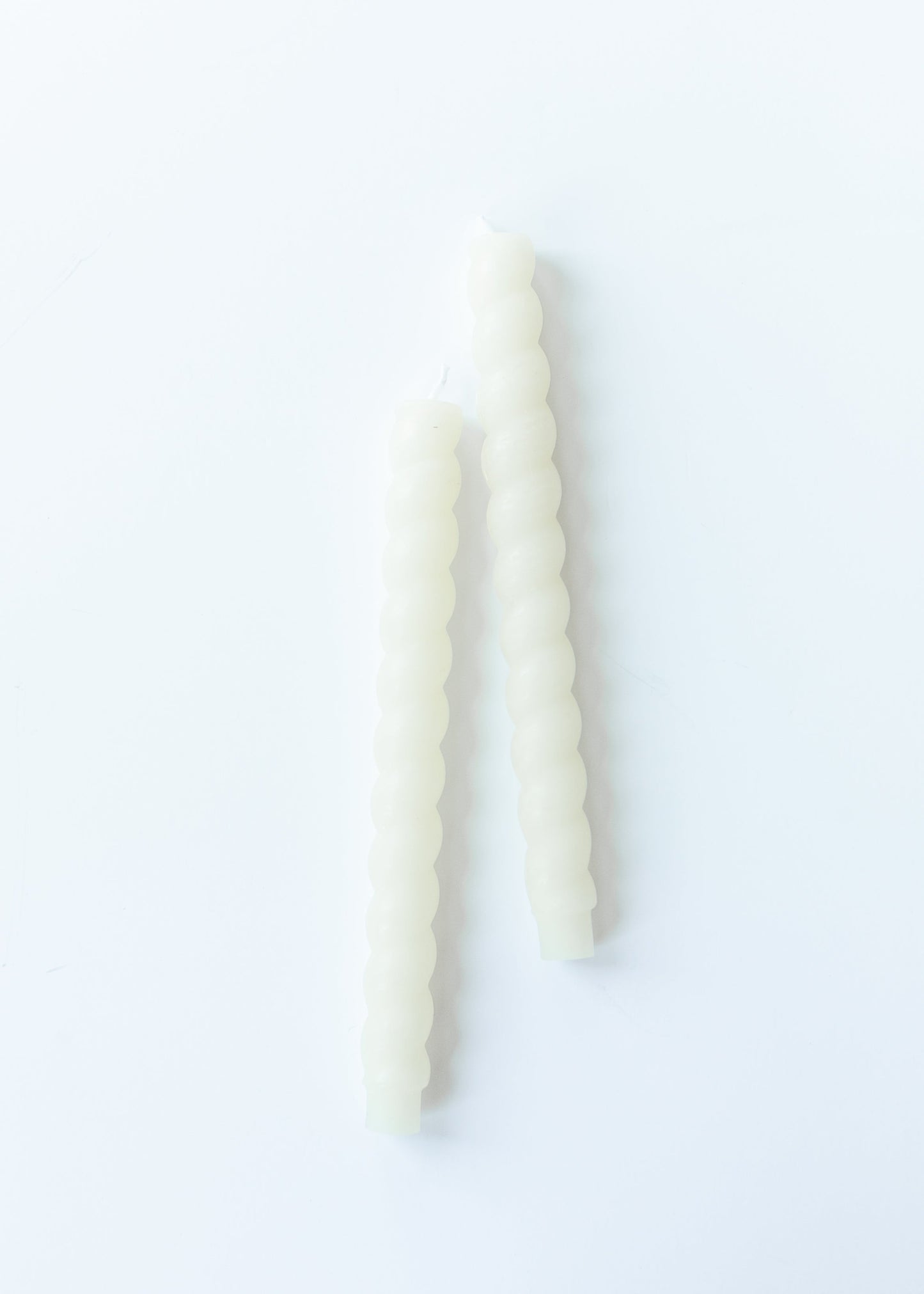 Unscented Twisted Taper Candle Set of 2 Gifts