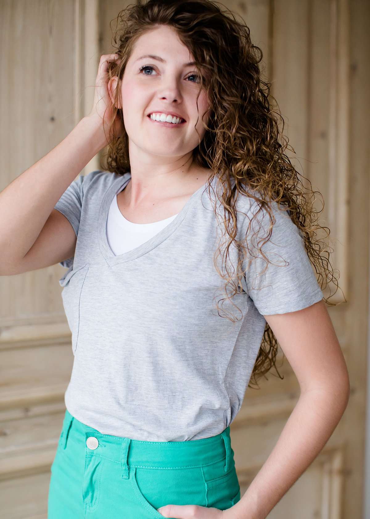 V-Neck Pocket Tee - FINAL SALE Tops