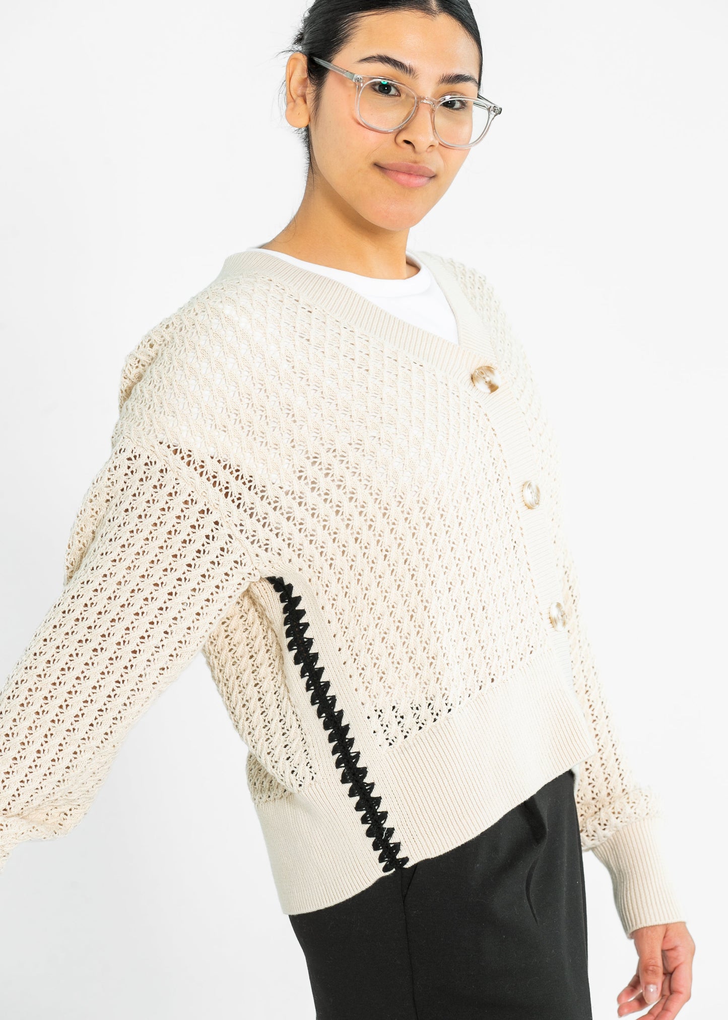 VARLEY® Astell Relaxed Knit Cardigan FF Tops