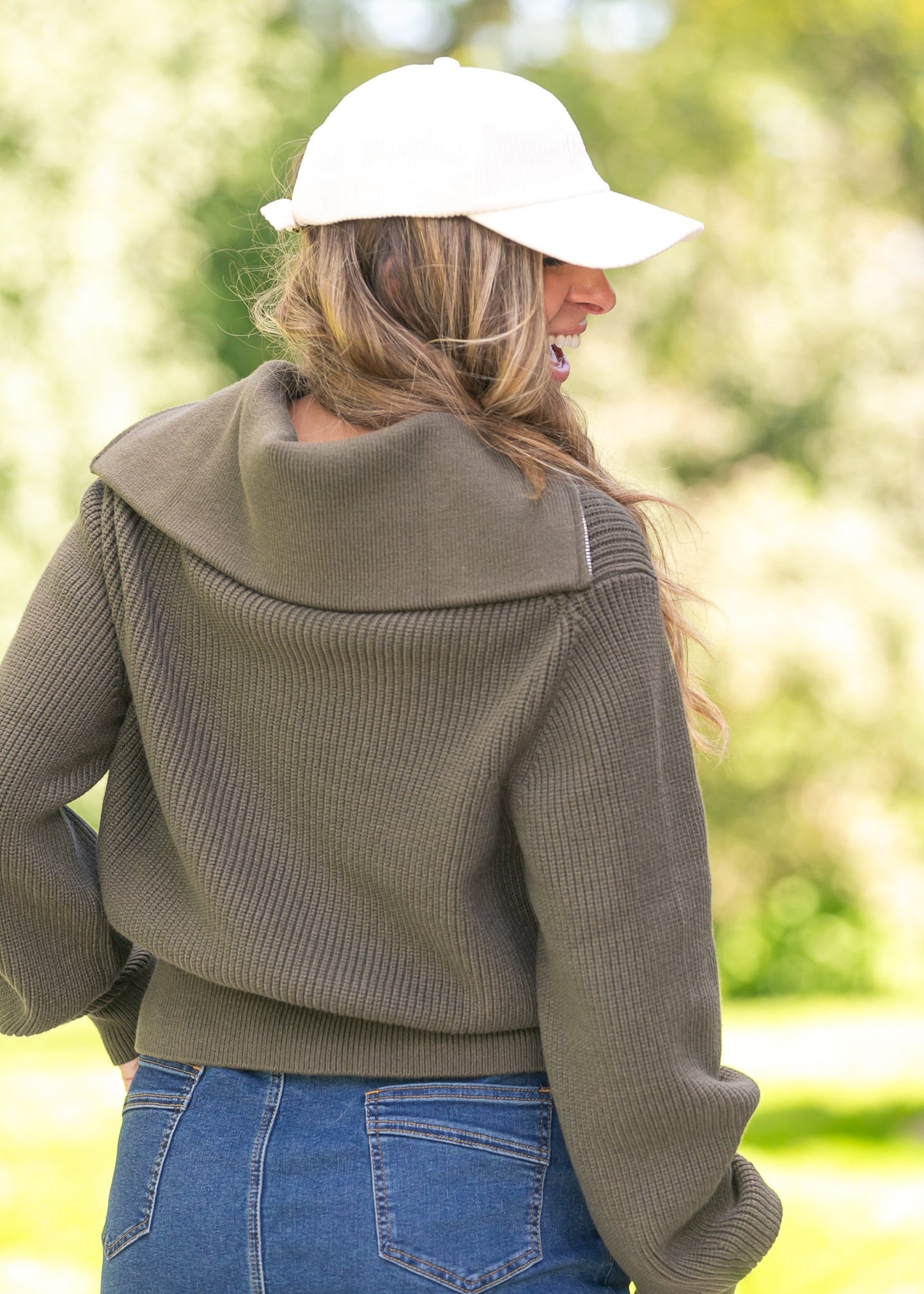 Varley® Maura Half-Zip Rib Knit Sweater FF Layering Essentials