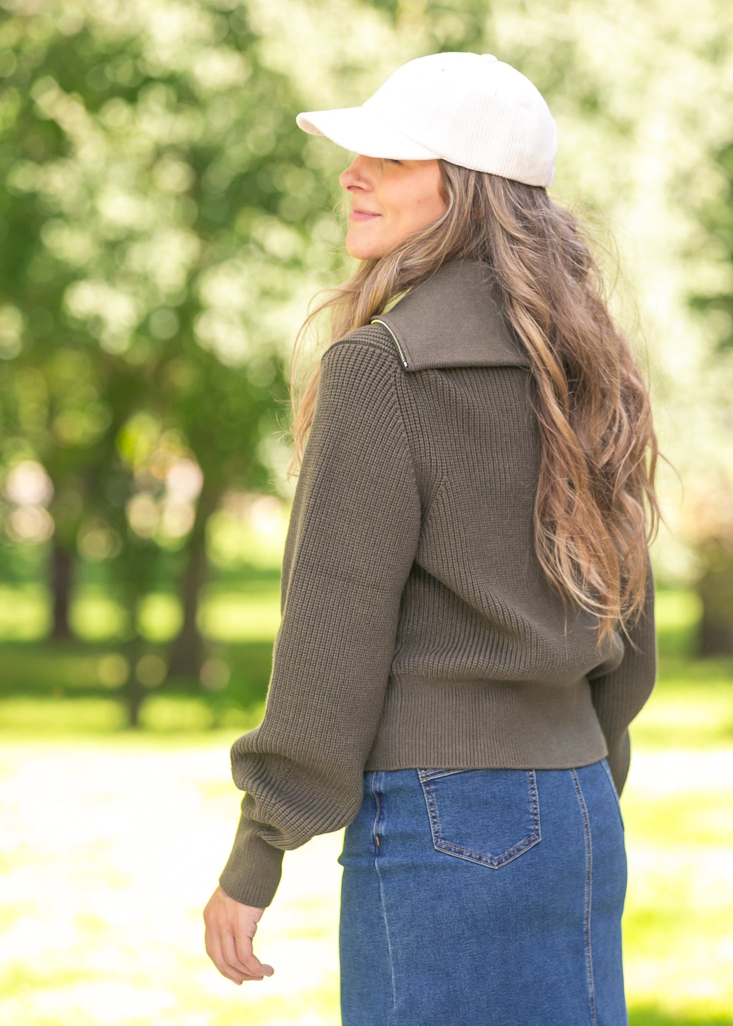 Varley® Maura Half-Zip Rib Knit Sweater FF Layering Essentials