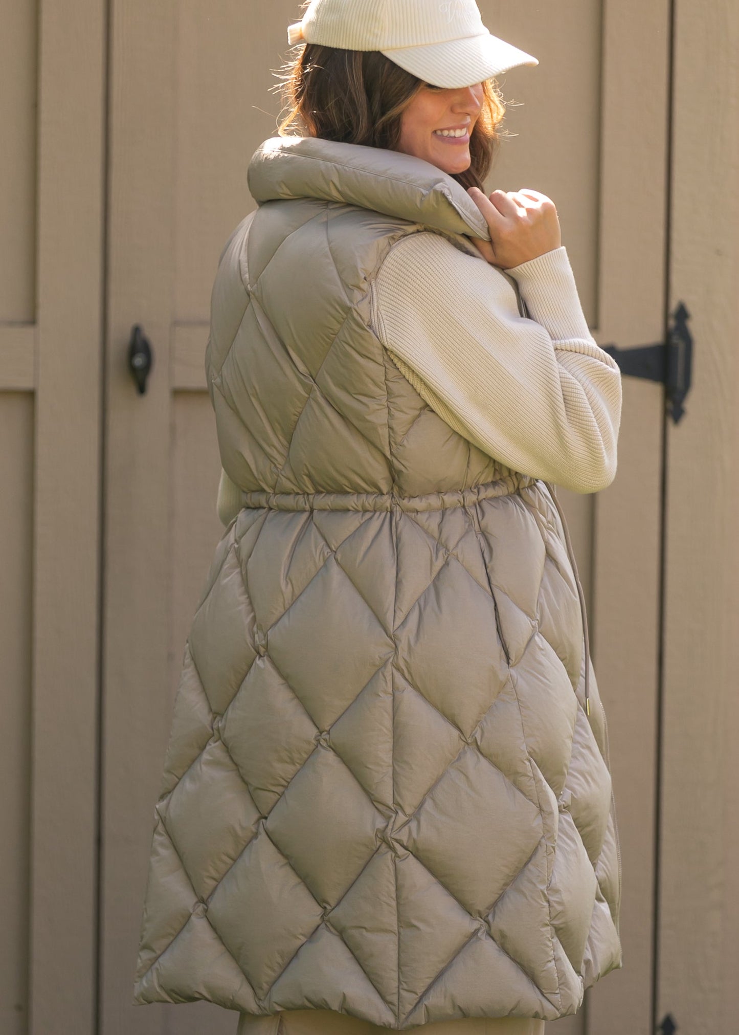 Varley® Navine Long Down Gilet FF Layering Essentials