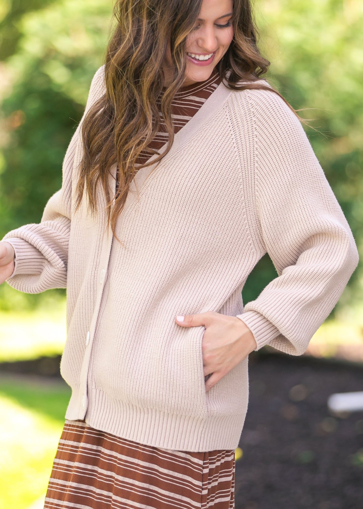 Varley® Sitges Button Through Knit Sweater FF Layering Essentials
